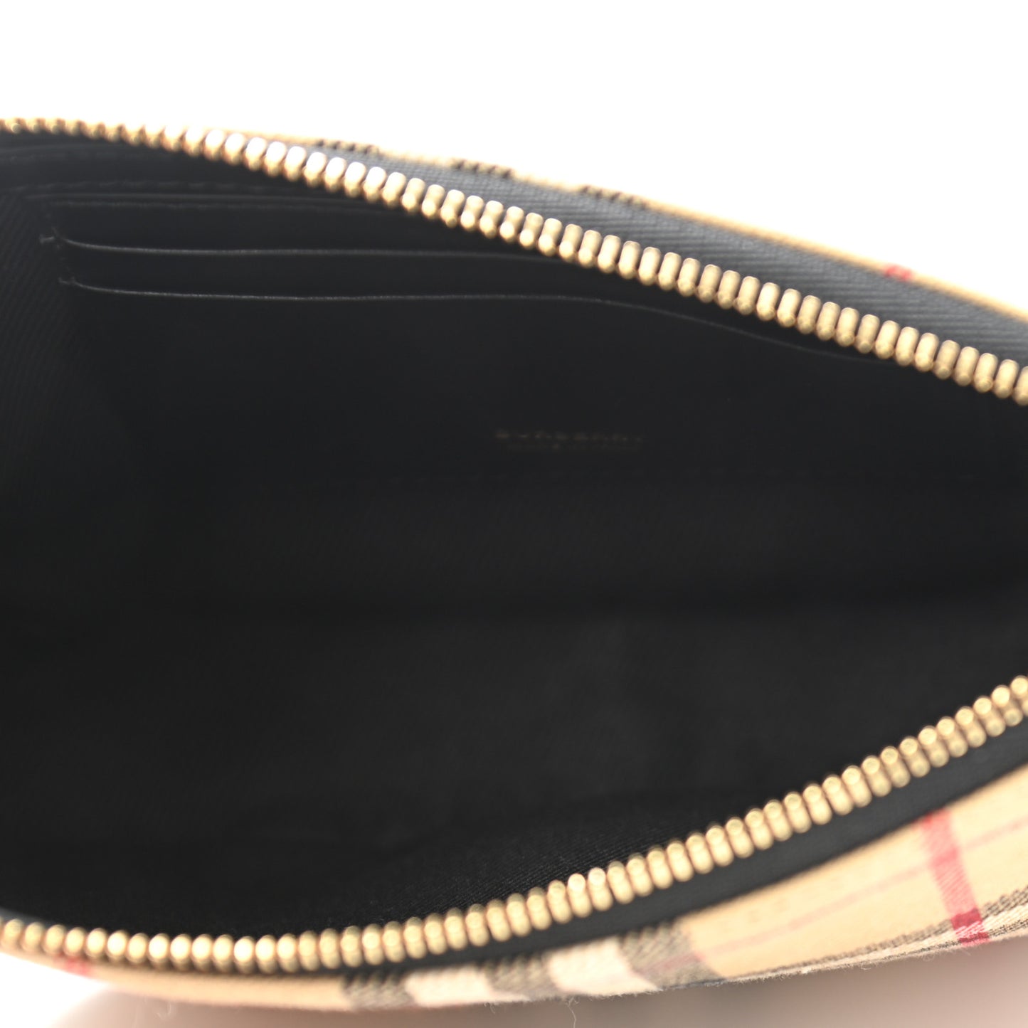 Vintage Check Calfskin Olympia Pouch Archive Beige