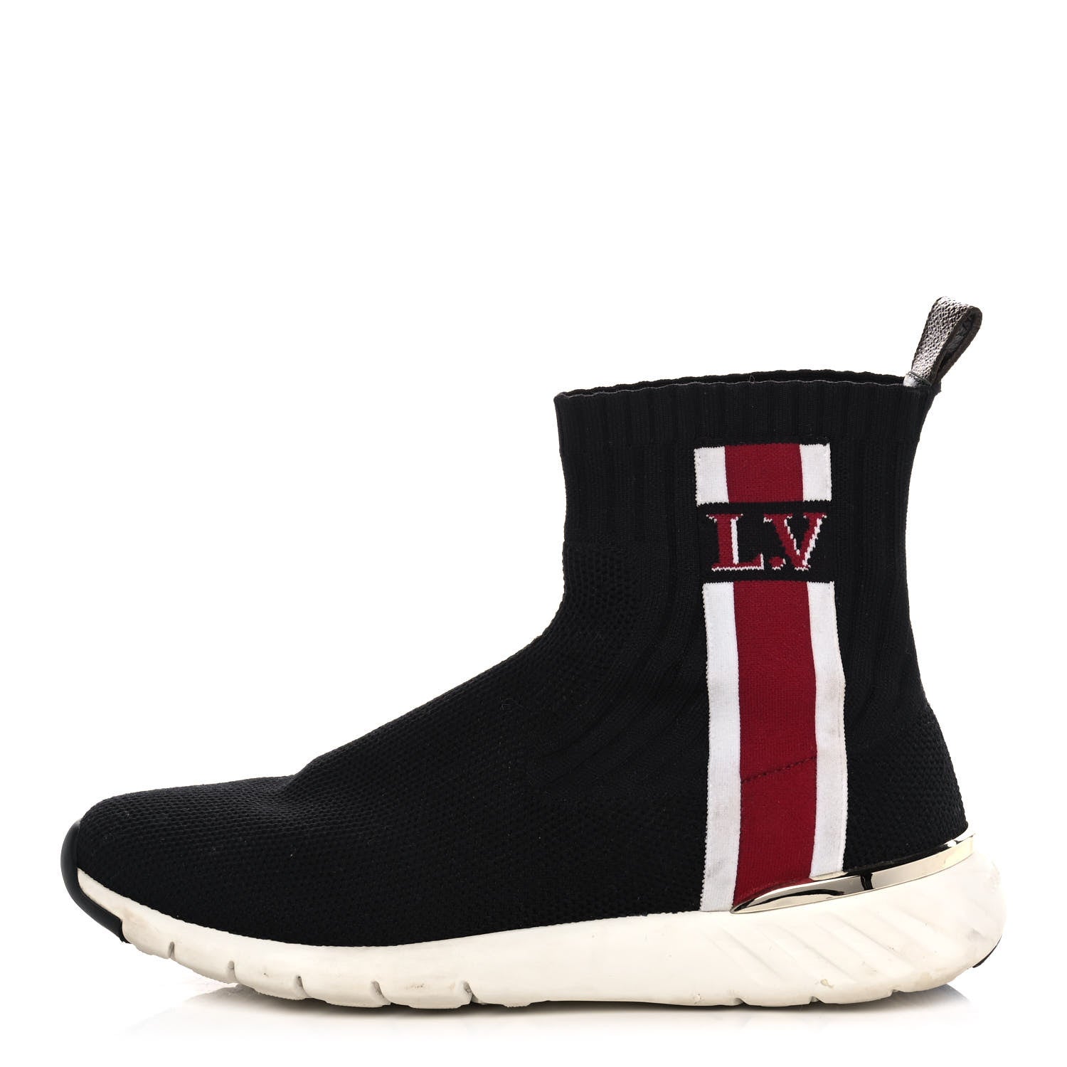 Louis Vuitton Stretch Fabric Aftergame Sneaker Boots 38 Black