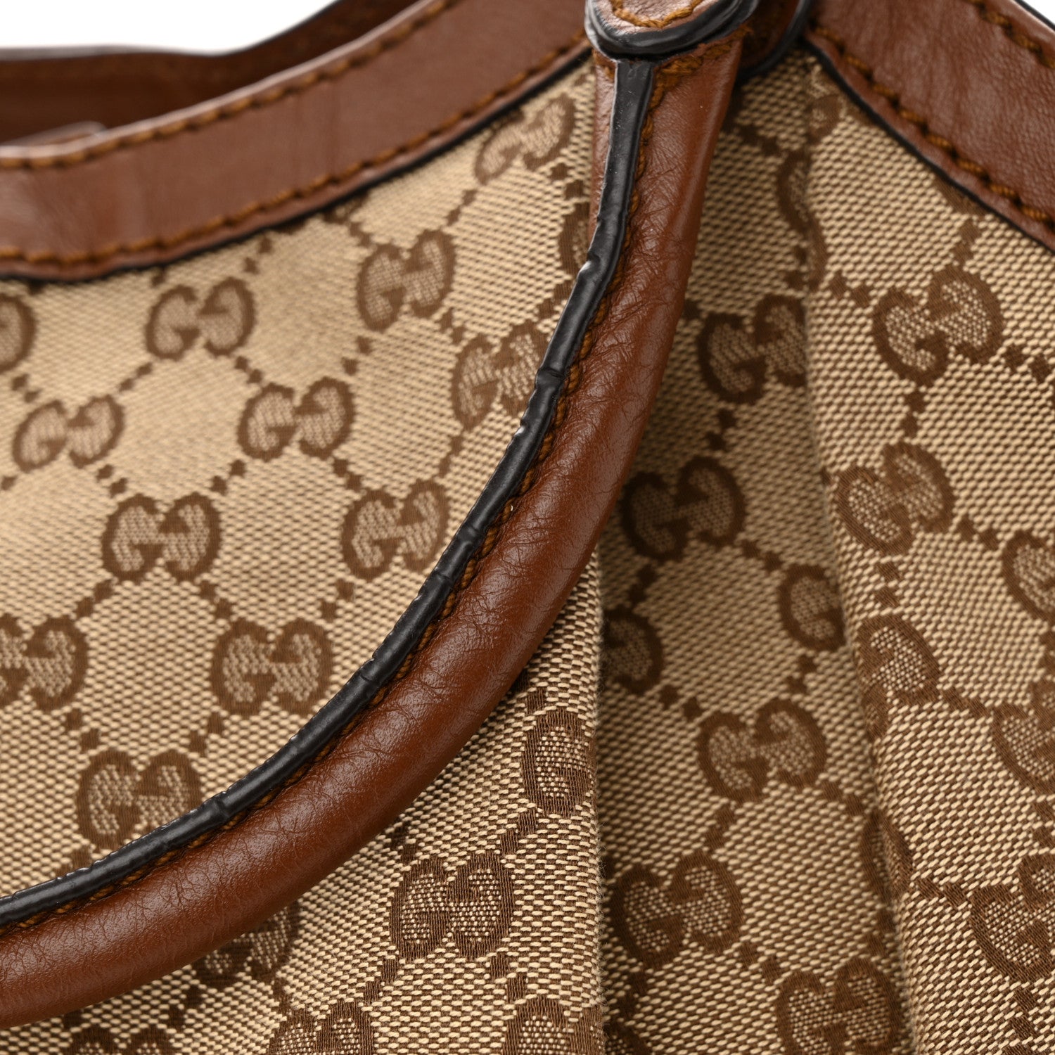 Gucci Monogram Large Sukey Tote Brown 13 of 14