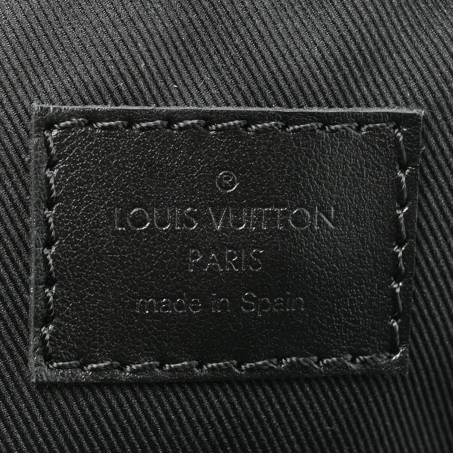 Calfskin Monogram Shadow Double Phone Pouch NM Black