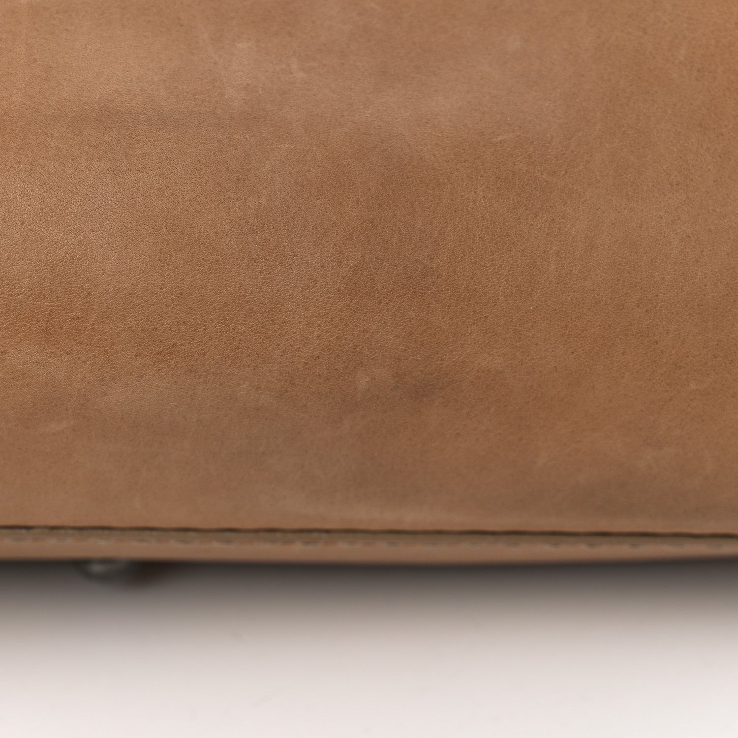 Fendi Vitello Saddle Cuoio Romano Selleria Medium Peekaboo Iconic Satchel Fango Acqua 13 of 16