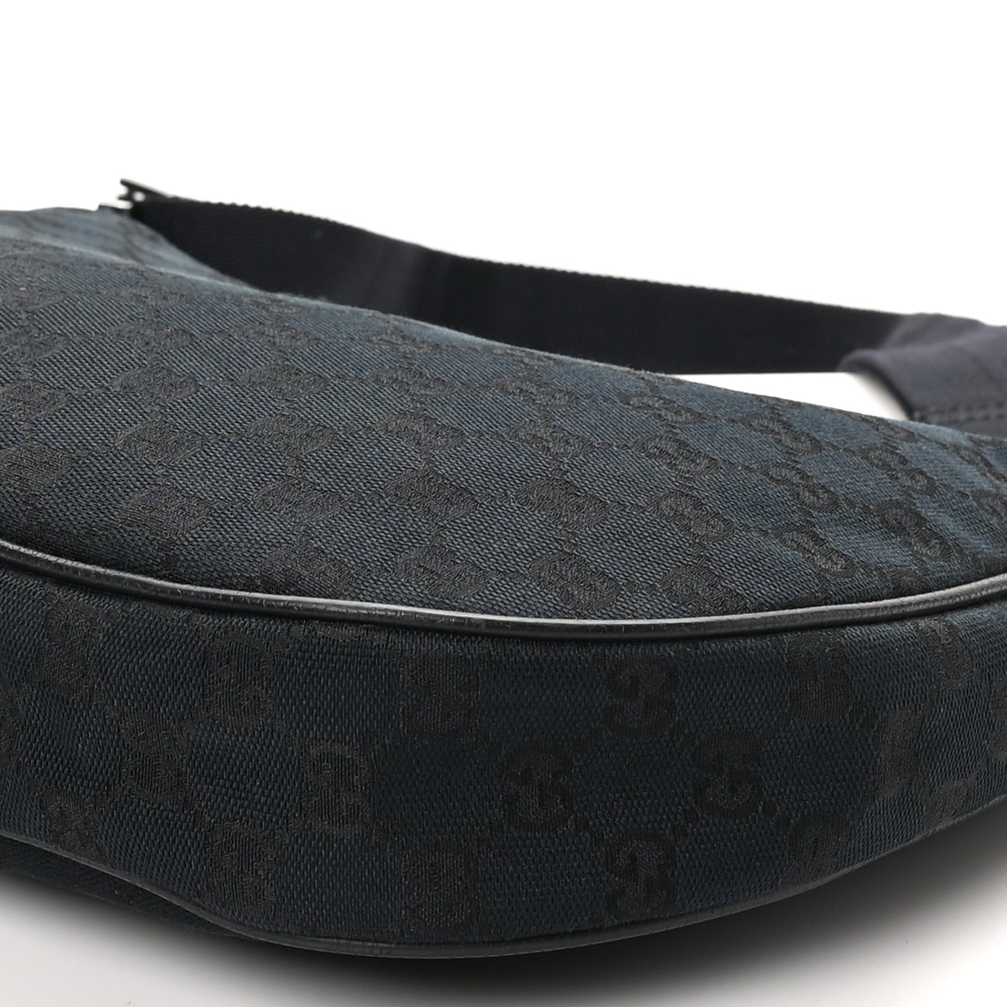 Monogram Medium Half Moon Hobo Black