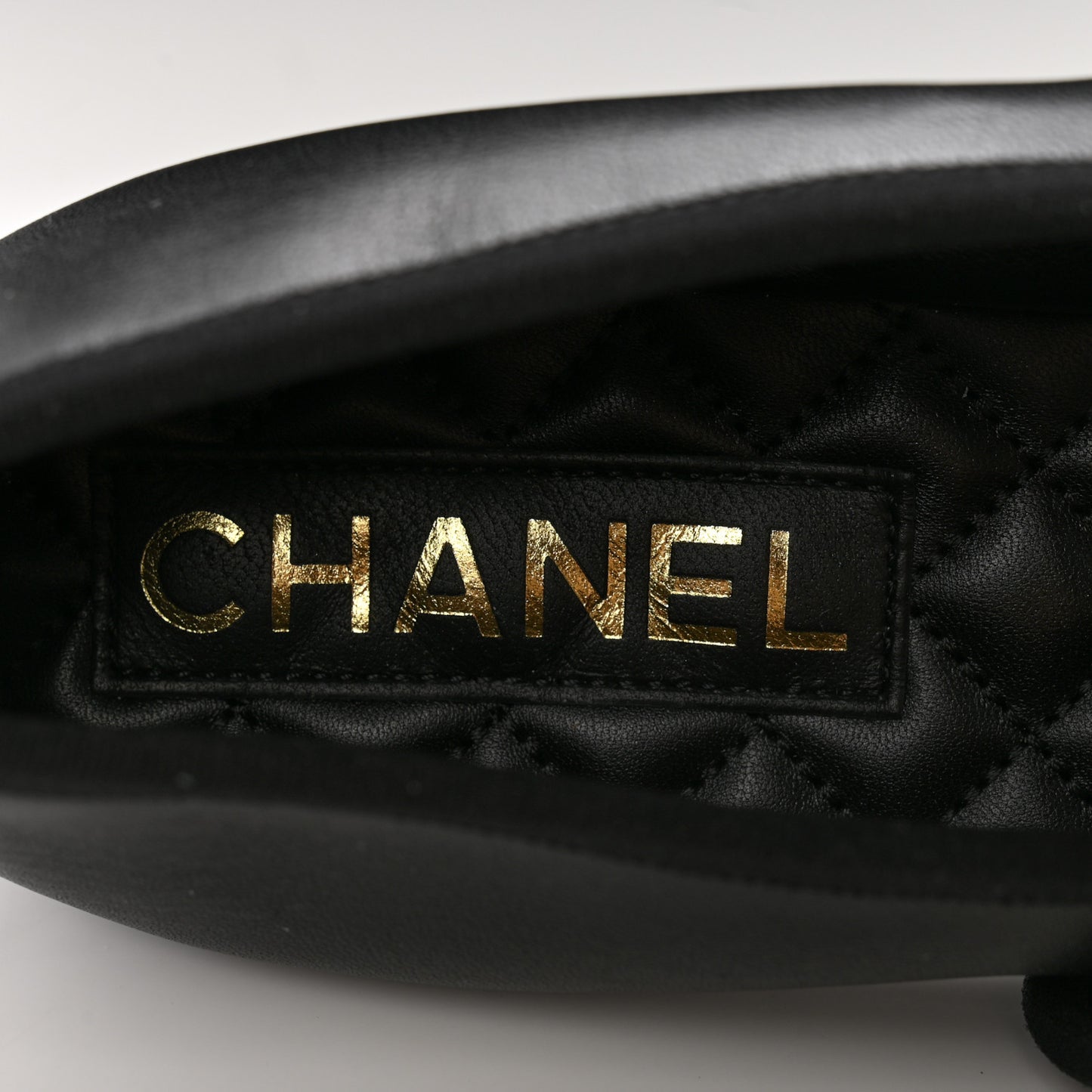 Lambskin Mary Jane Flats 37.5 Black