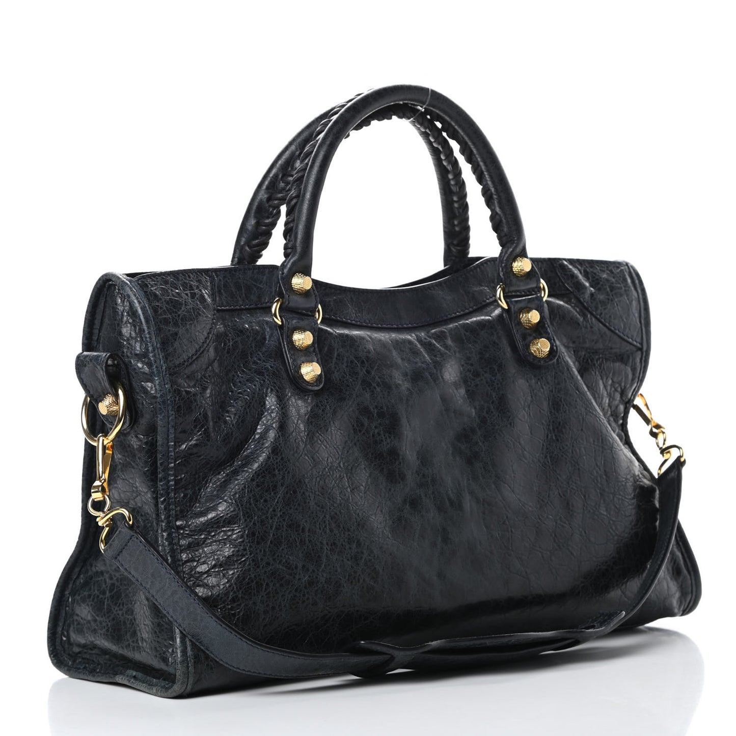 Agneau Giant 12 Gold Hardware City Bleu Obscur
