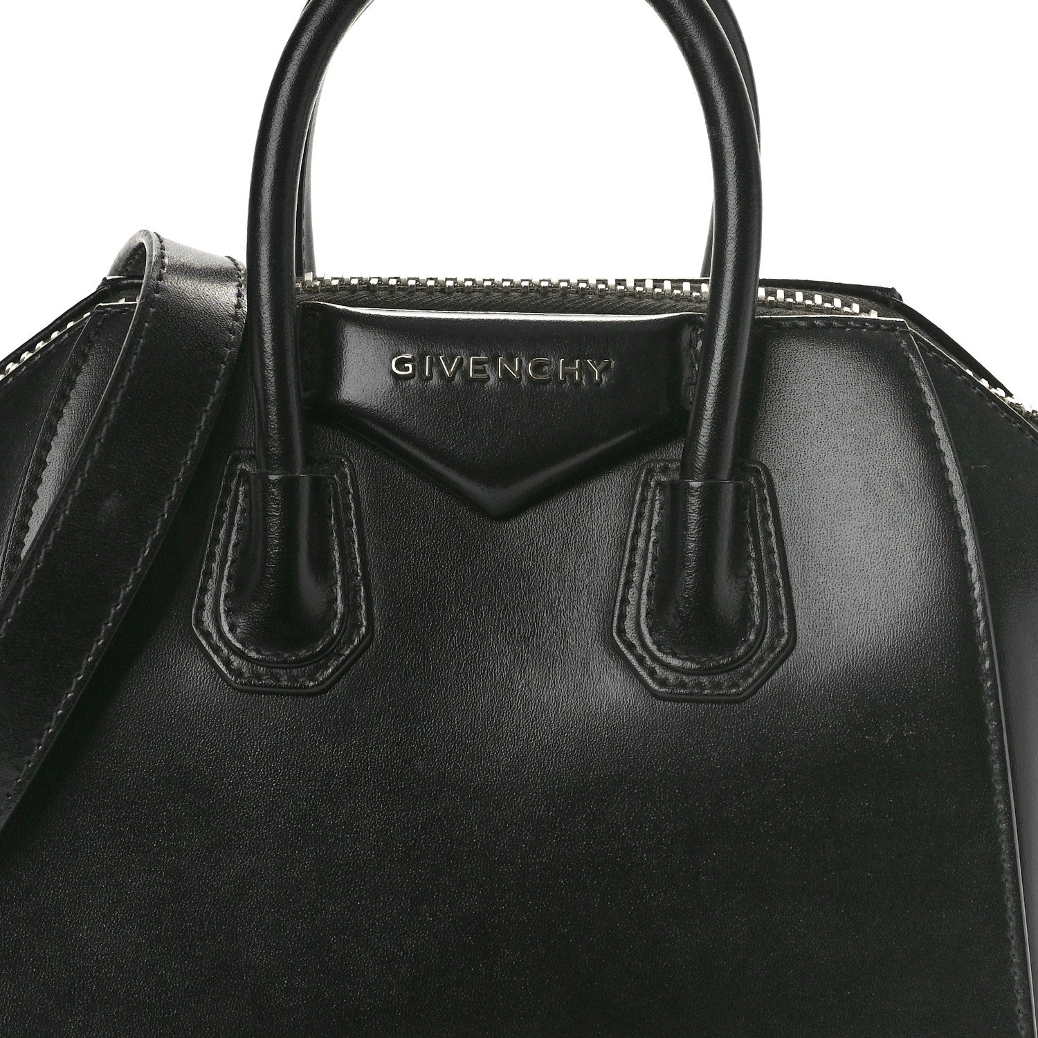 Givenchy Shiny Lord Calfskin Mini Antigona Black 8 of 10