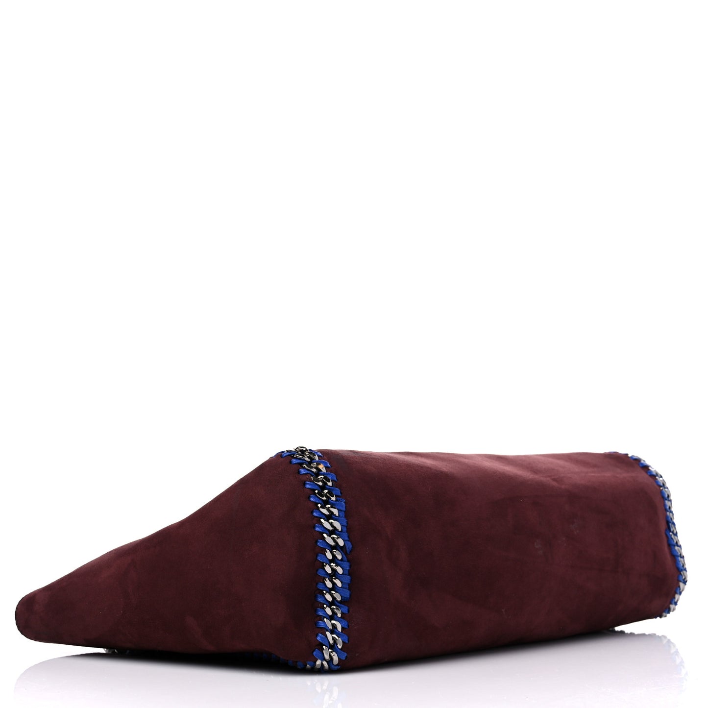 Chamois Shiny Dotted Reversible Tote Blue