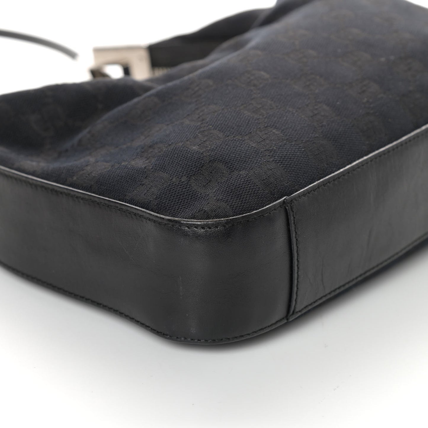 Monogram GG Clasp Hobo Black