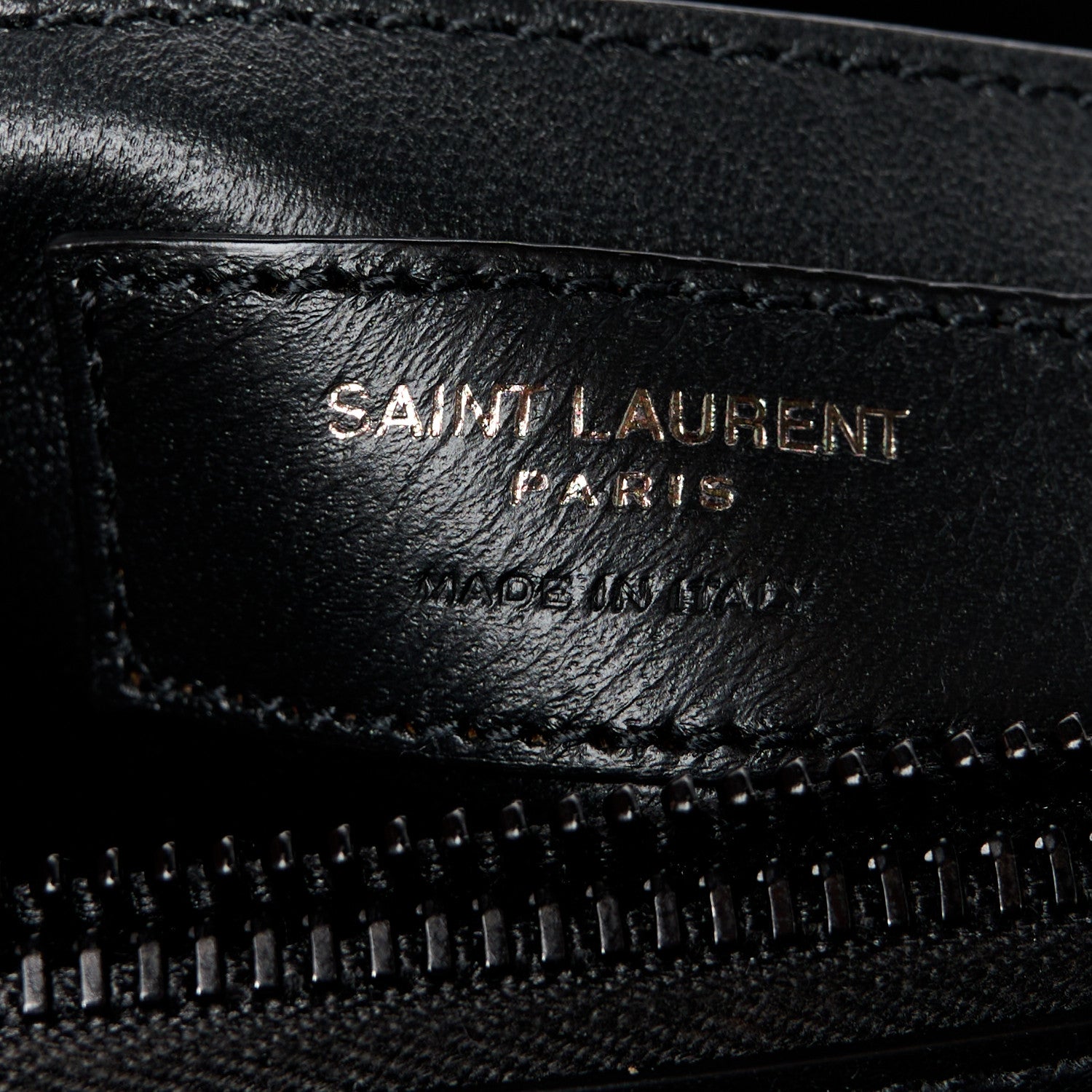 Saint Laurent Calfskin Y Quilted Monogram Monochrome Small Loulou Chain Satchel Black 7 of 12