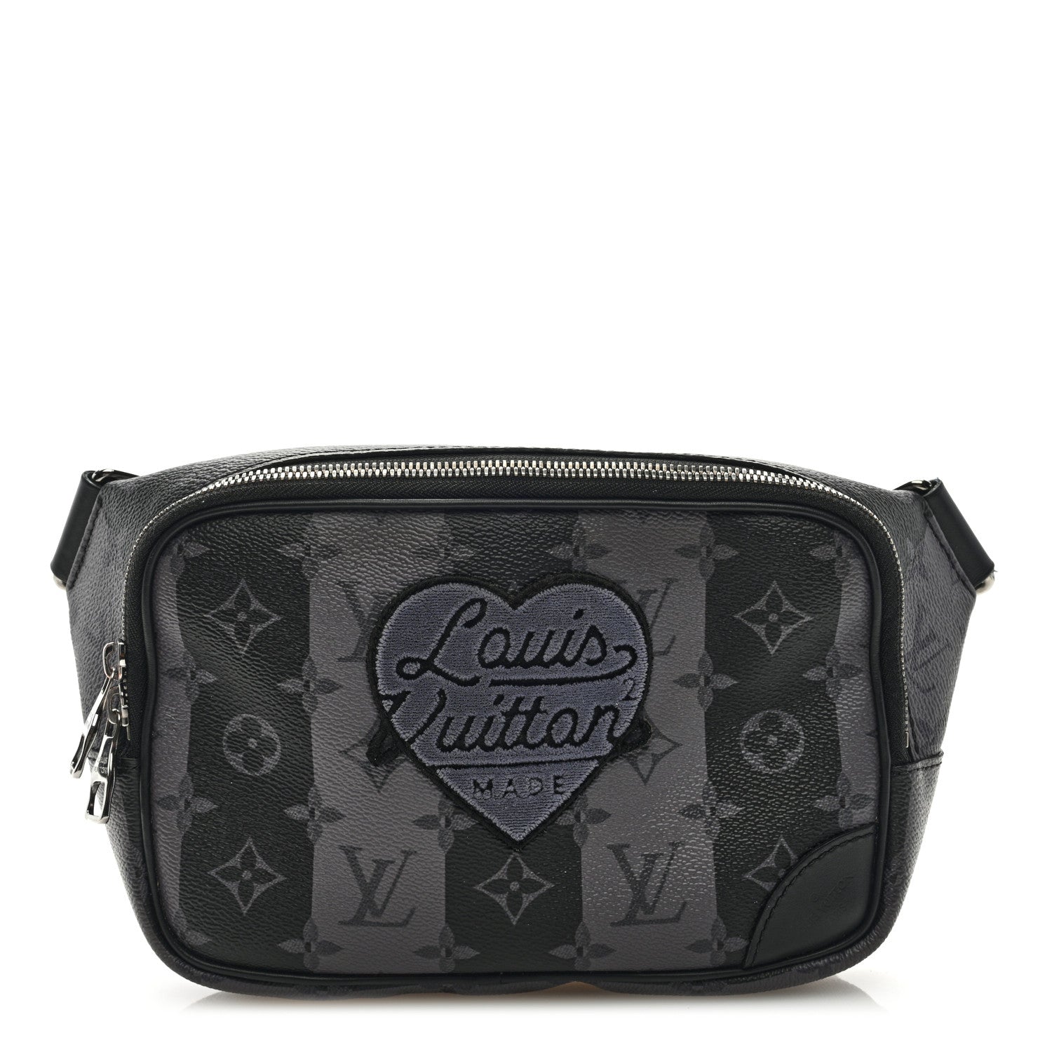 Louis Vuitton X NIGO Monogram Eclipse Stripes LV Heart Modular Sling Bag 1 of 8