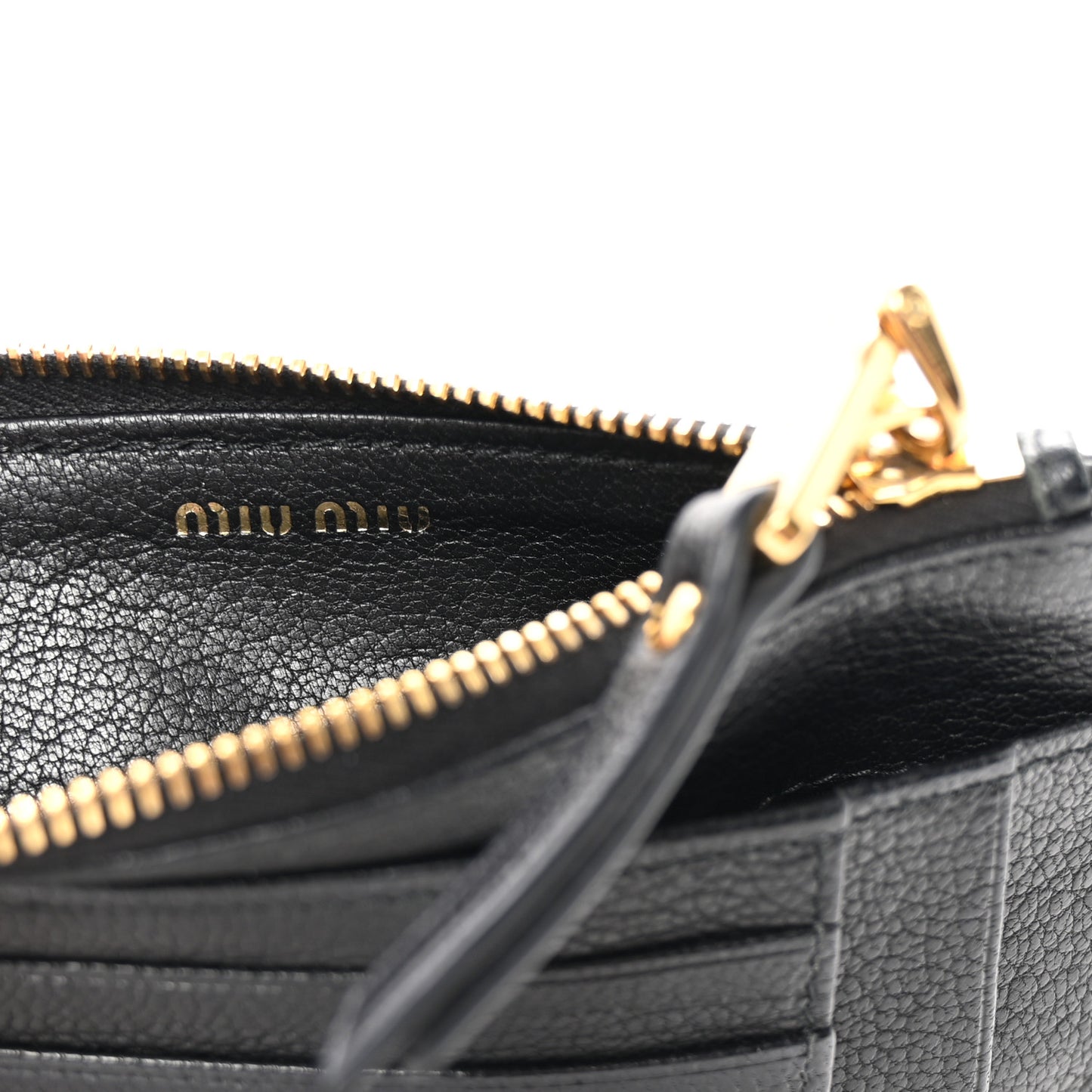 Madras Zip Card Case Black