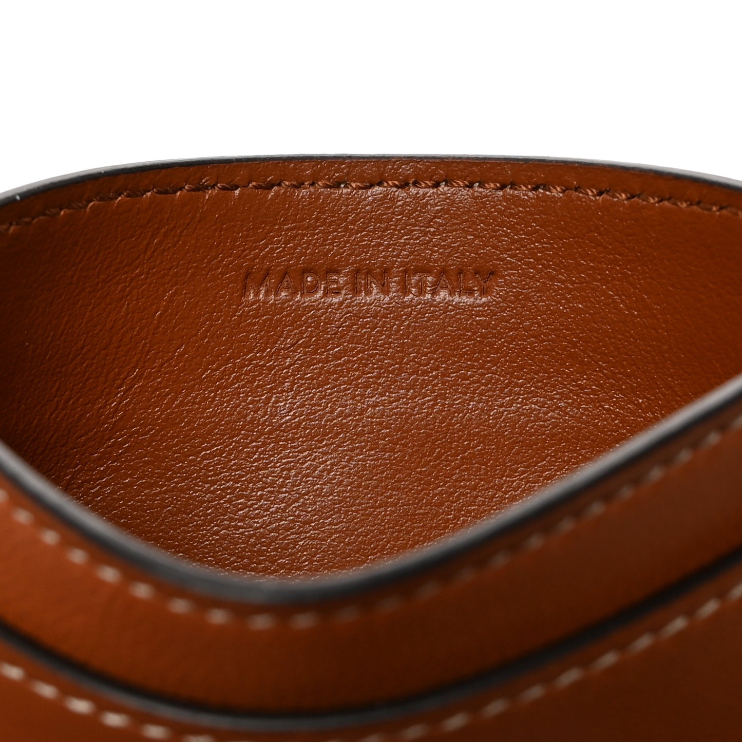 Smooth Calfskin Cuir Triomphe Card Holder Tan