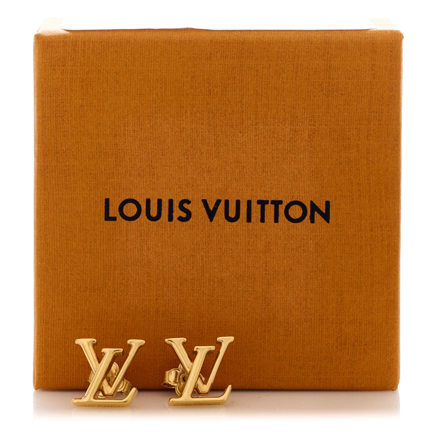 Louis Vuitton LOUIS VUITTON Metal LV Iconic Earrings Gold 5 of 5