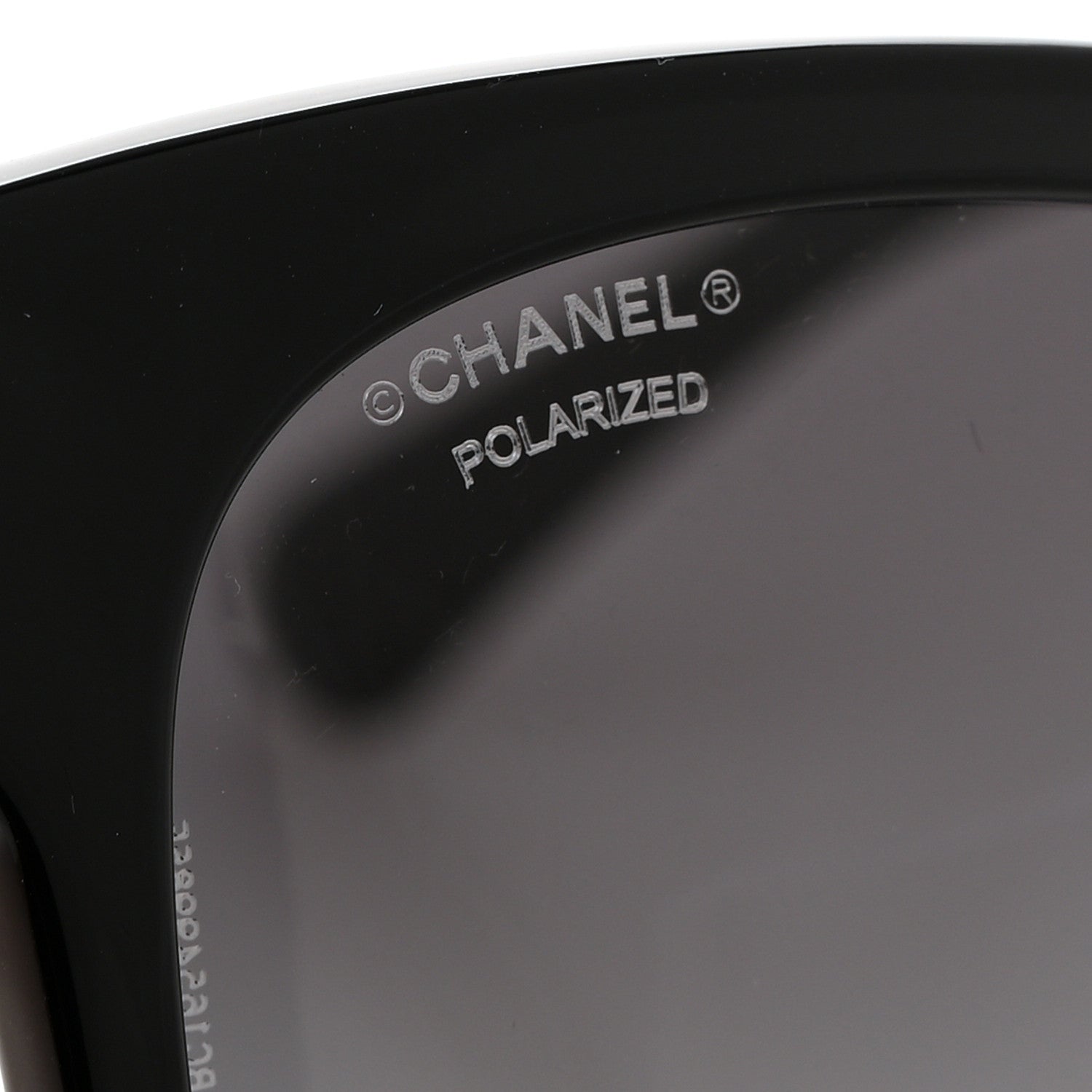 Chanel Acetate Polarized Square CC Sunglasses 5380 Black 7 of 8