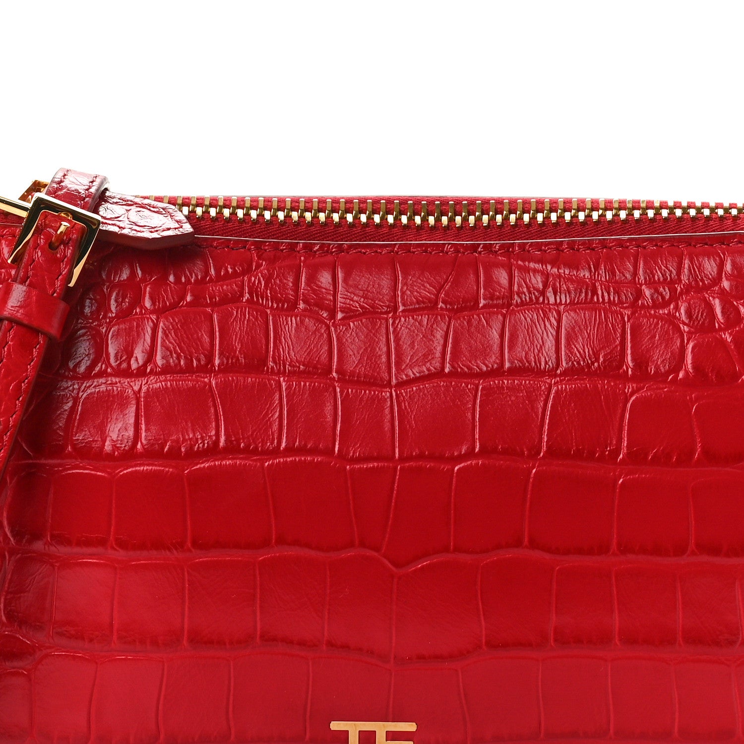 Tom Ford Crocodile Embossed Calfskin TF Mini Bag 7 of 9