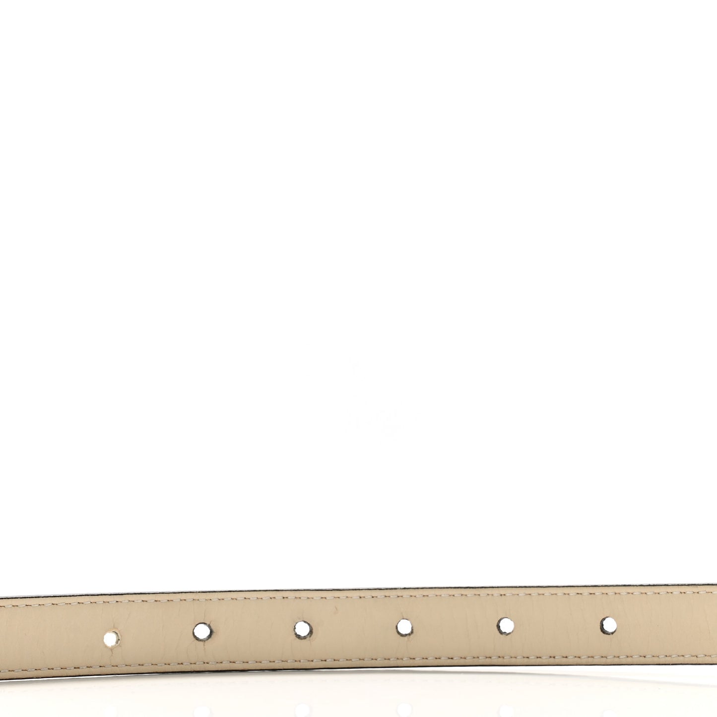 Calfskin Double G 20mm Belt 75 30 Mystic White