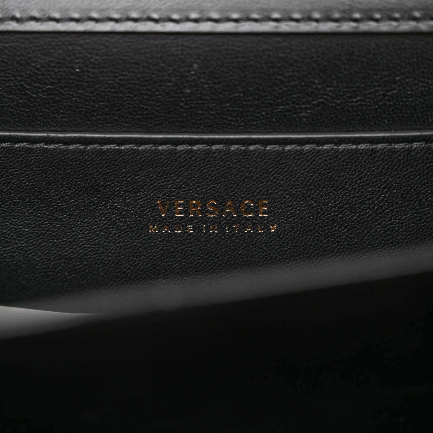 Versace Vitello Barocco Virtus Small Top Handle Shoulder Bag Black 6 of 18