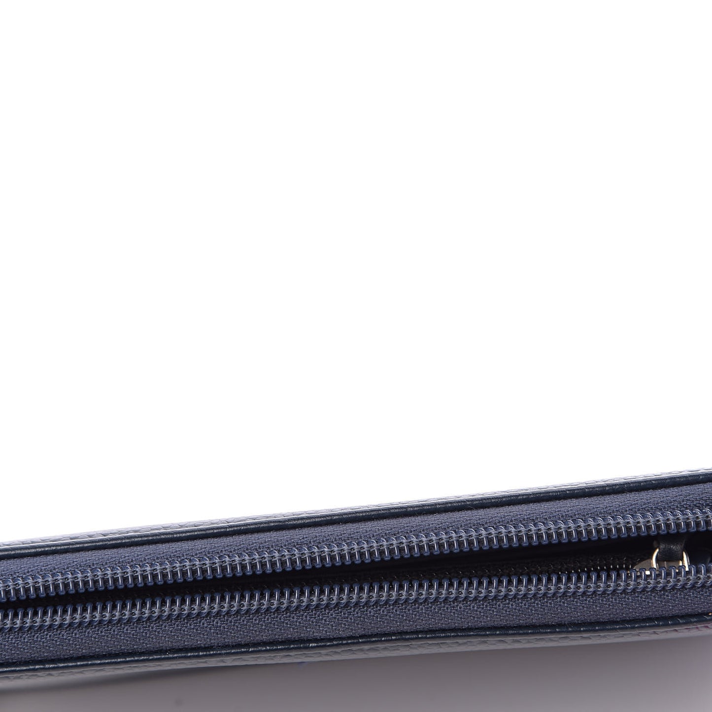 Caviar Large CC Timeless Zip Around Wallet Blue