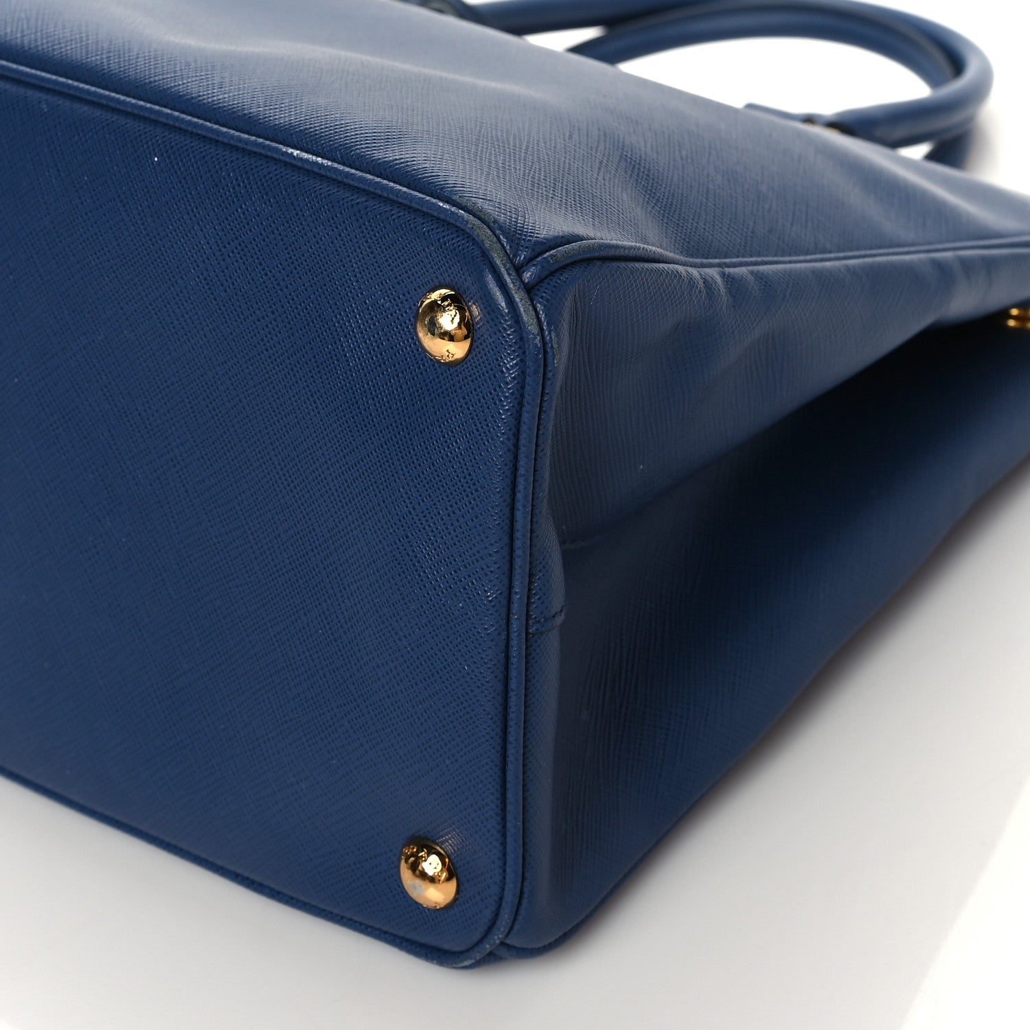 Prada Saffiano Medium Galleria Double Zip Tote Baltico 10 of 11
