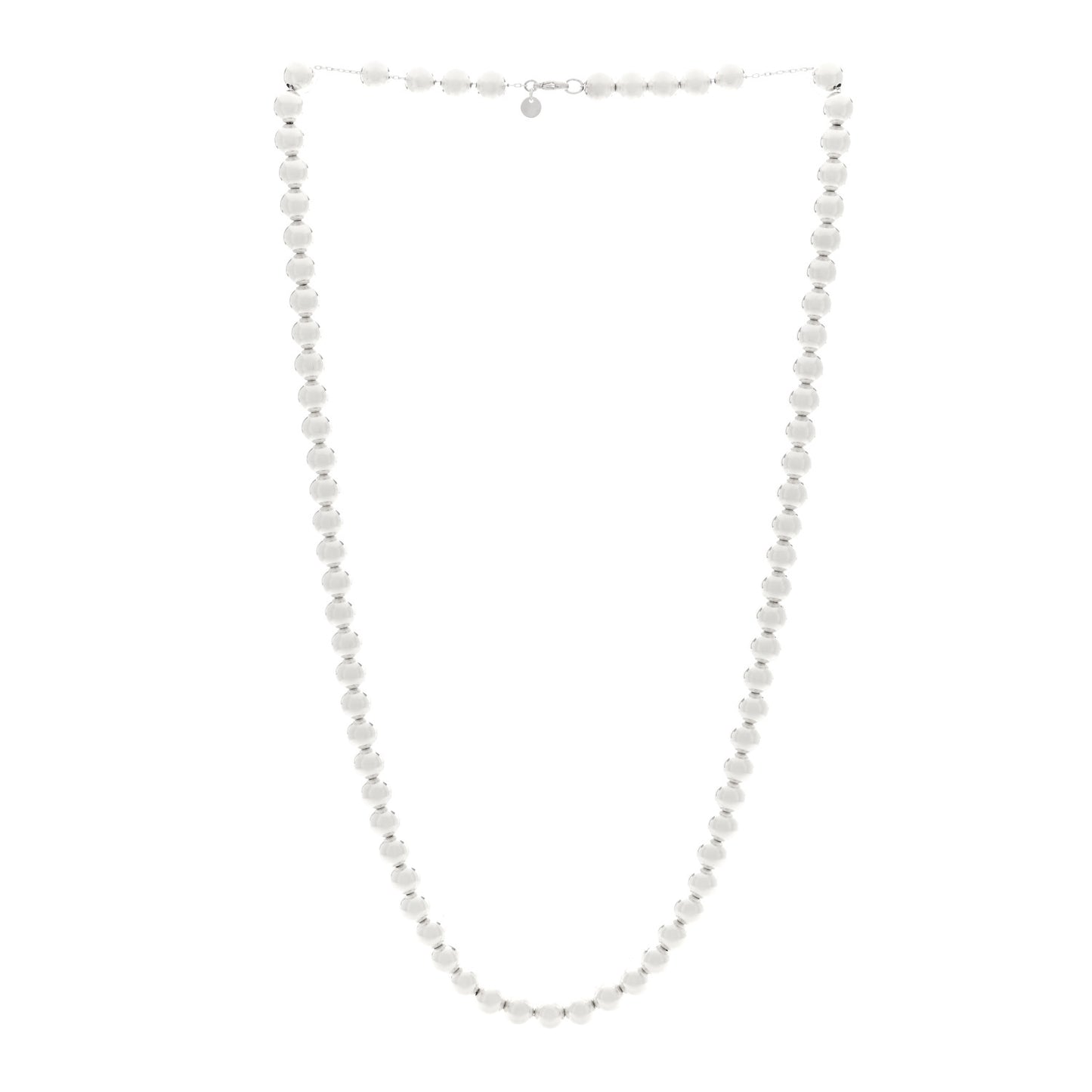 Sterling Silver 10mm Hardwear Ball Necklace 31"