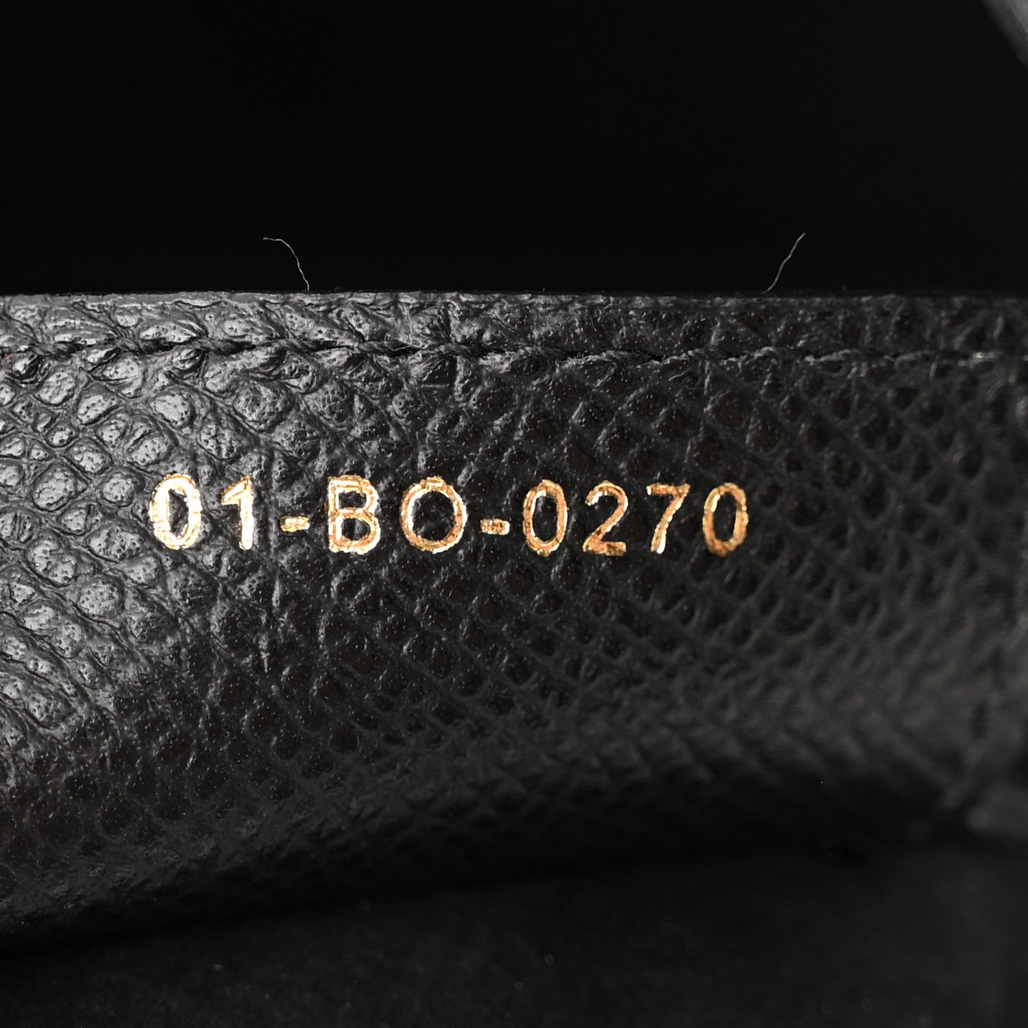 Christian Dior Grained Calfskin Saddle Bag Black 7 of 15