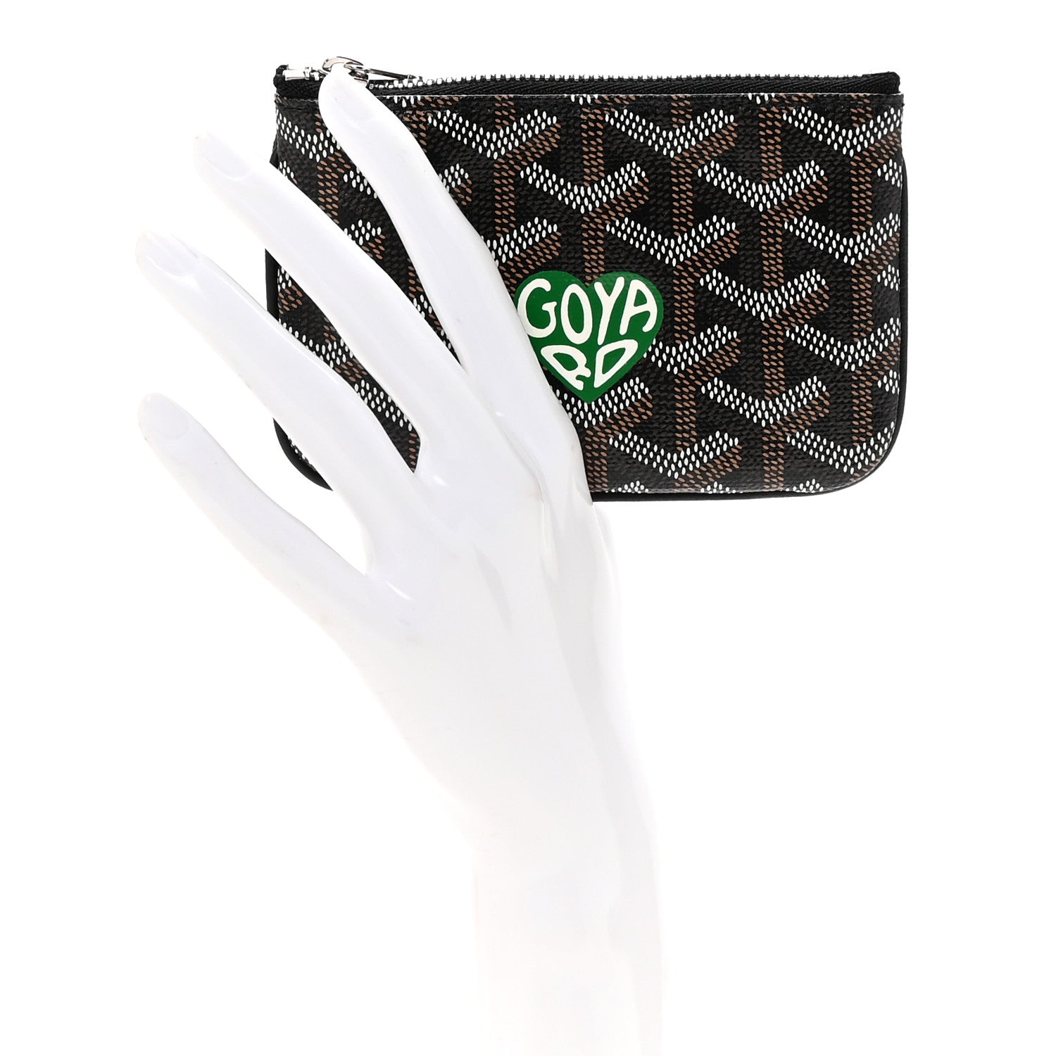 Goyard Goyardine Nano Senat Key Pouch Black 2 of 7