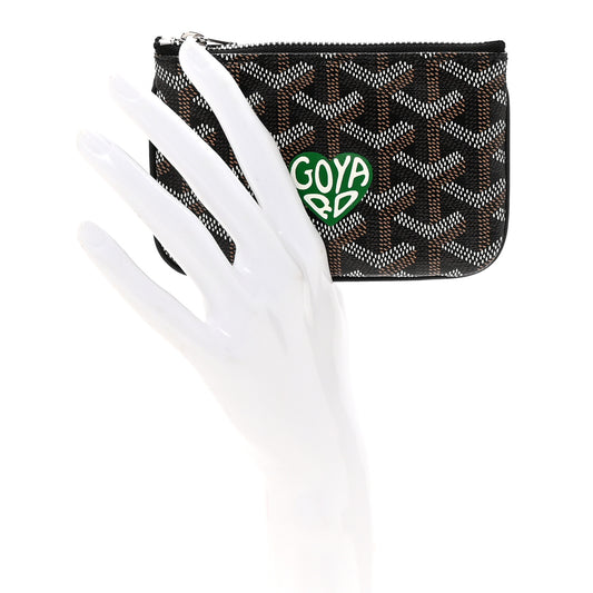 Goyardine Nano Senat Key Pouch Black