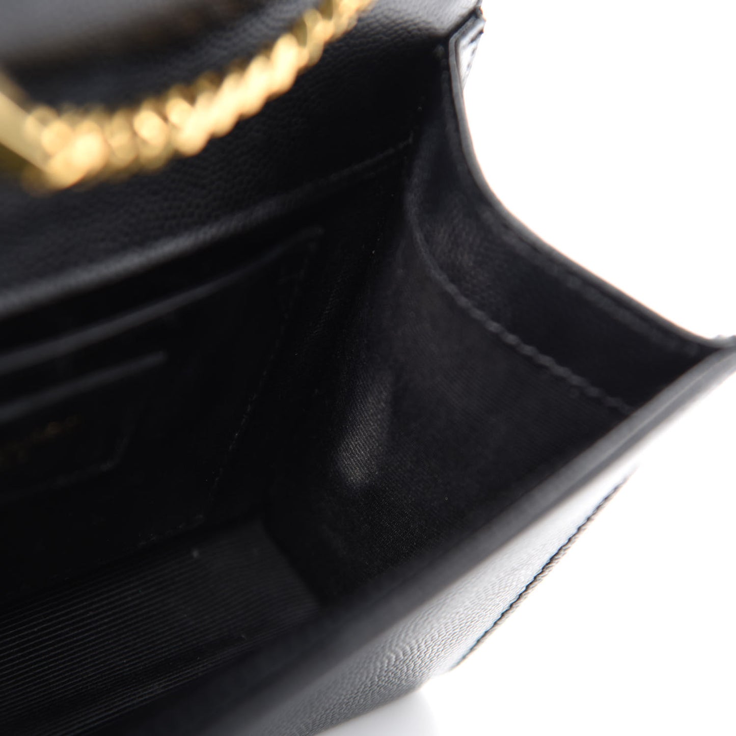 Grain De Poudre Small Monogram Kate Satchel Black