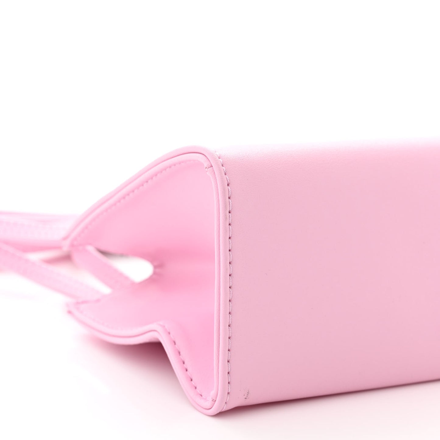 Vegan Leather Small Shopping Bag Bubblegum