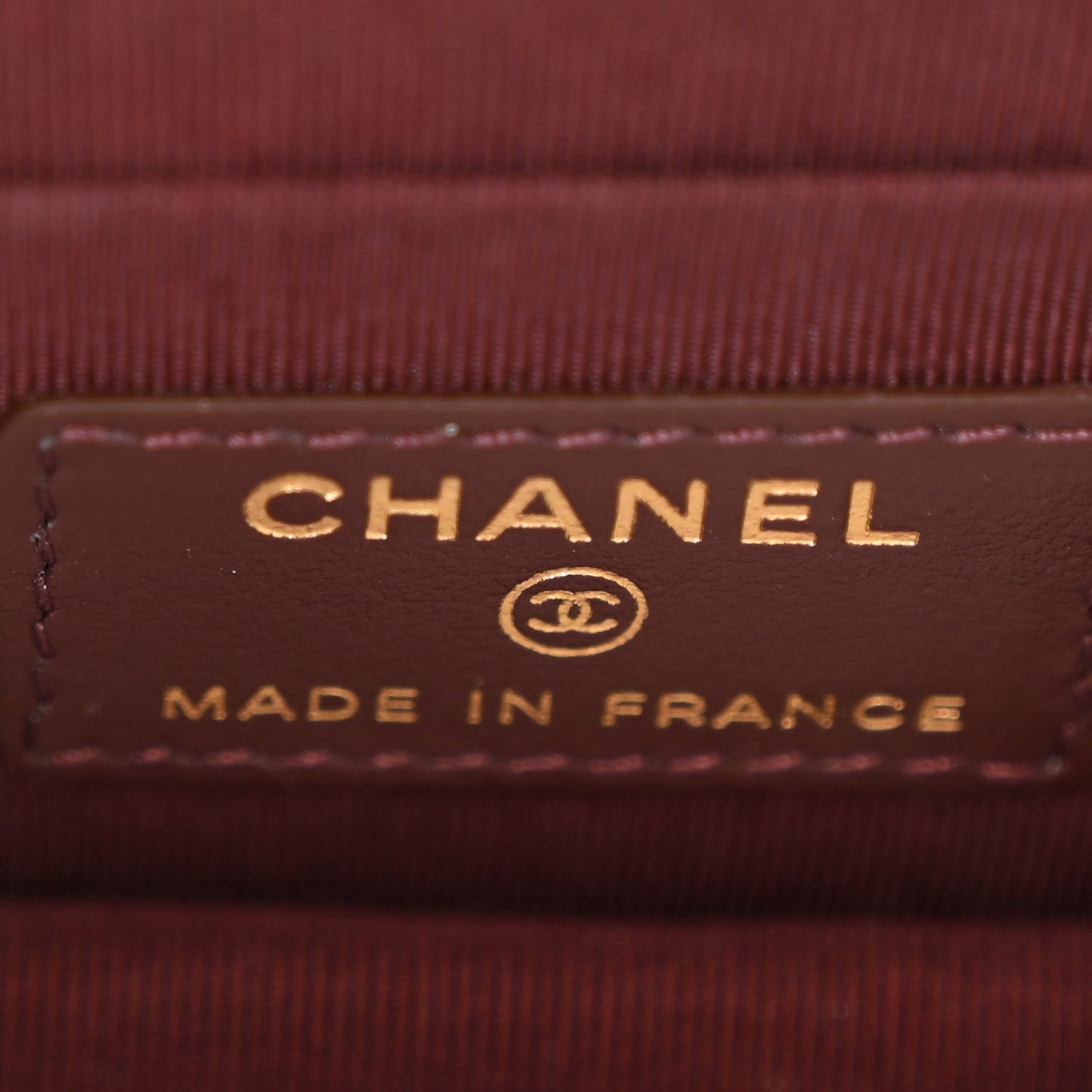 Caviar Quilted Mini Wallet On Chain WOC Black