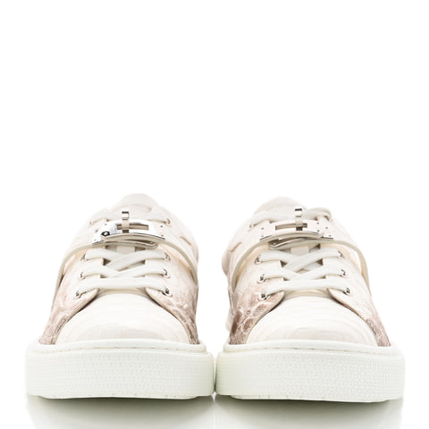 Matte Niloticus Crocodile Himalaya Day Sneaker 37.5 Blanc