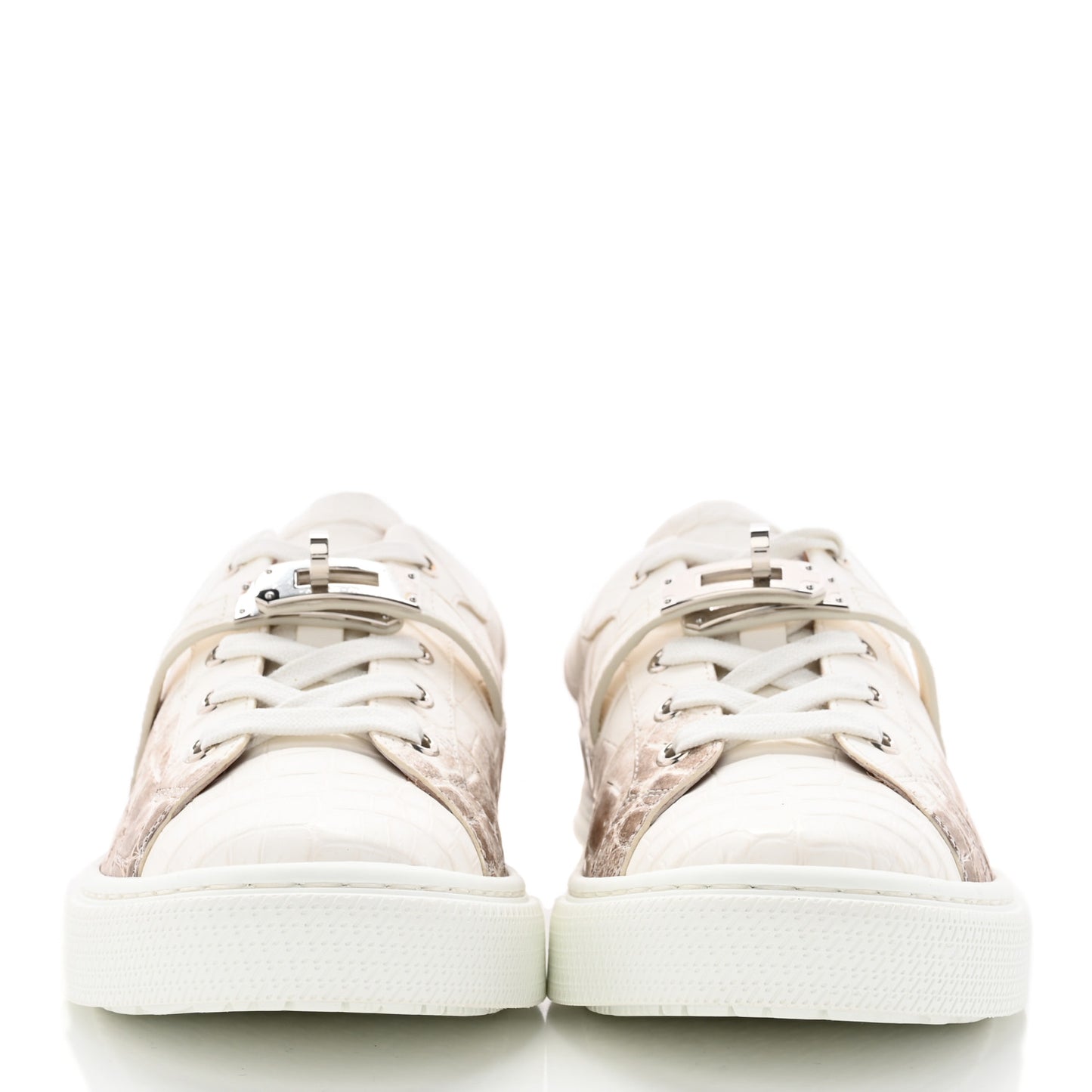 Matte Niloticus Crocodile Himalaya Day Sneaker 37.5 Blanc