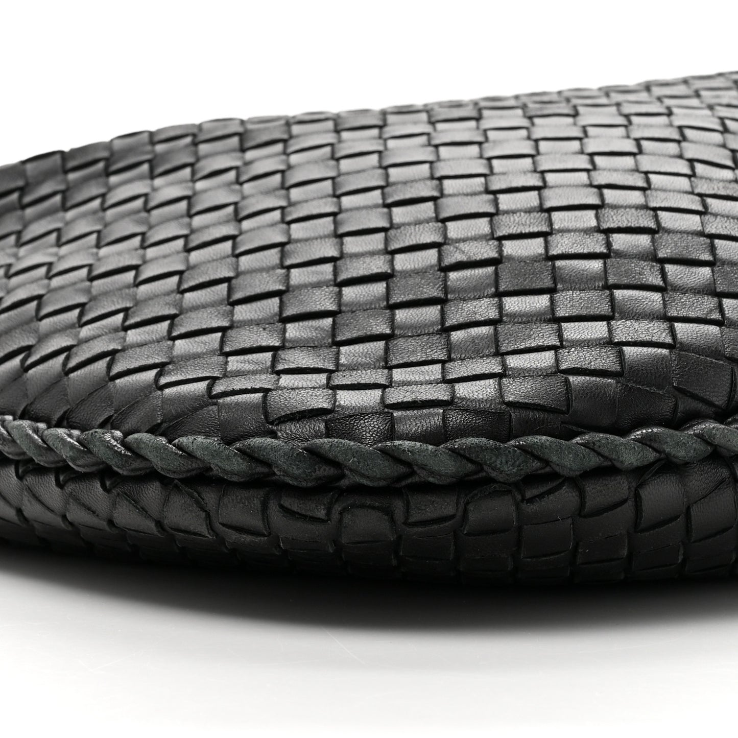 Nappa Intrecciato Large Veneta Hobo Black