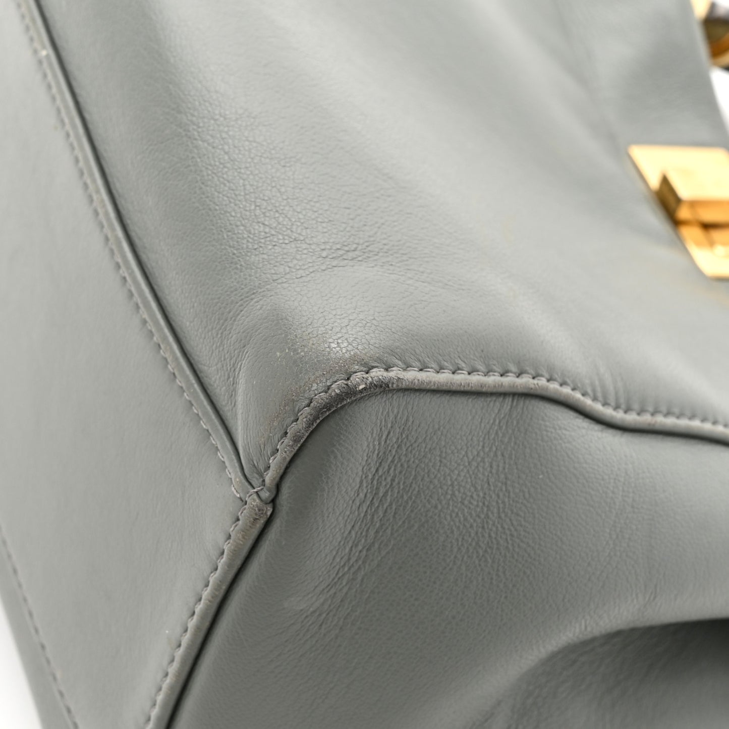Nappa Mini Peekaboo Iconic Satchel Fumo