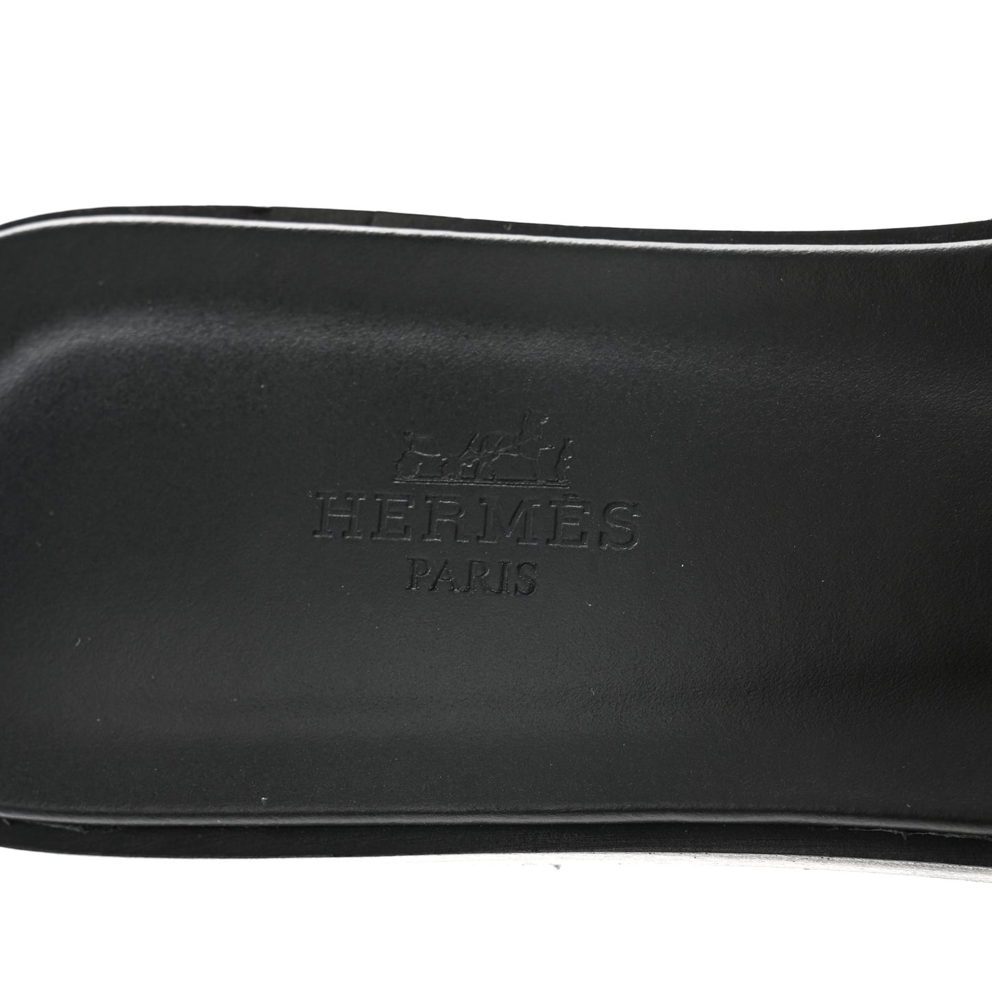 Box Calfskin Oran Sandals 39 Black