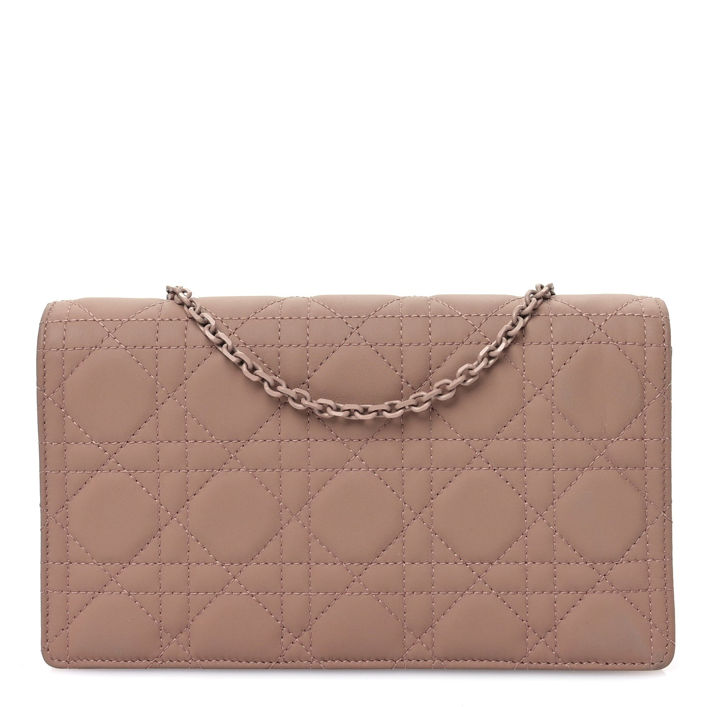 Ultra Matte Calfskin Cannage Lady Dior Clutch Fard