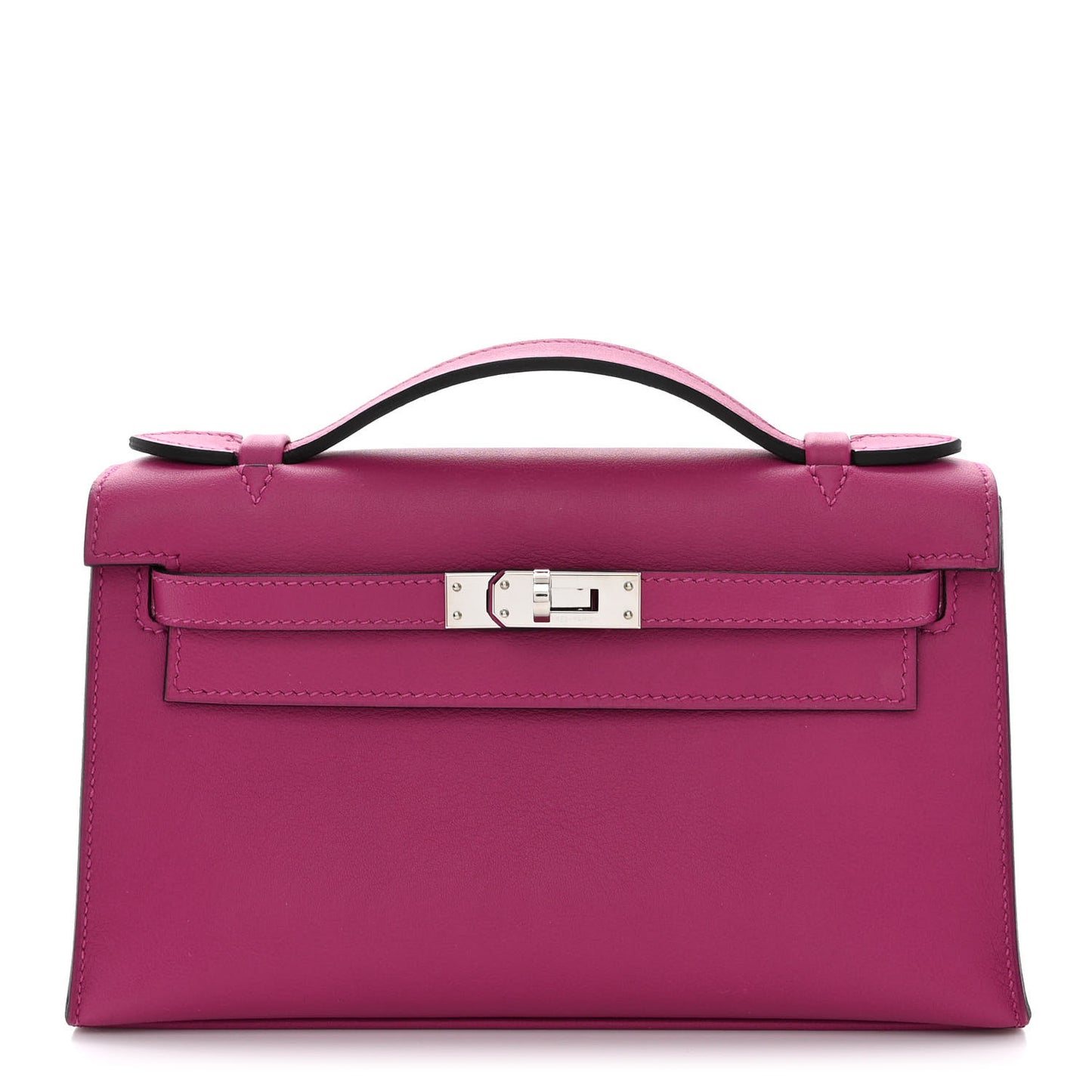 Swift Kelly Pochette Clutch Rose Pourpre