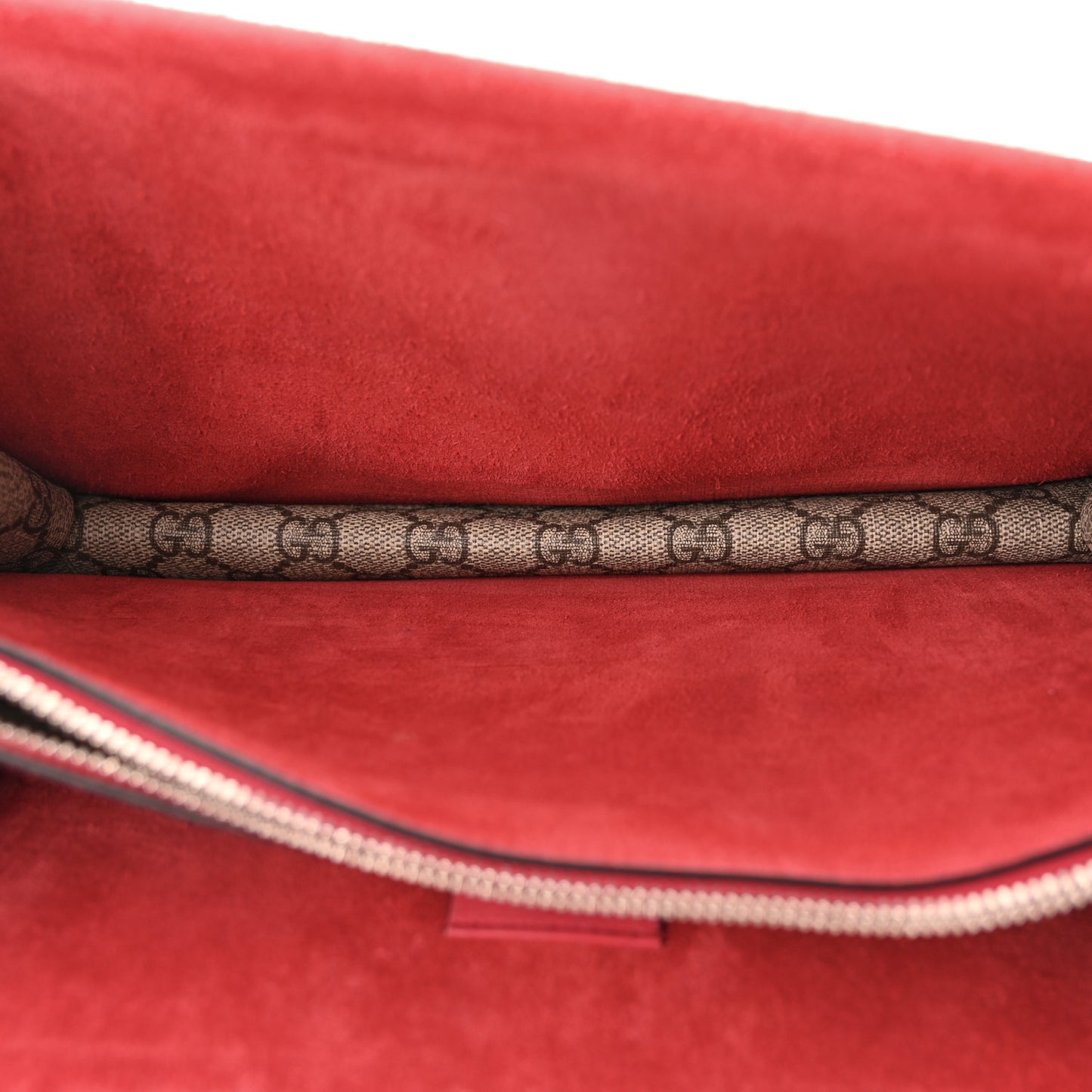 GG Supreme Monogram Small Dionysus Shoulder Bag Red