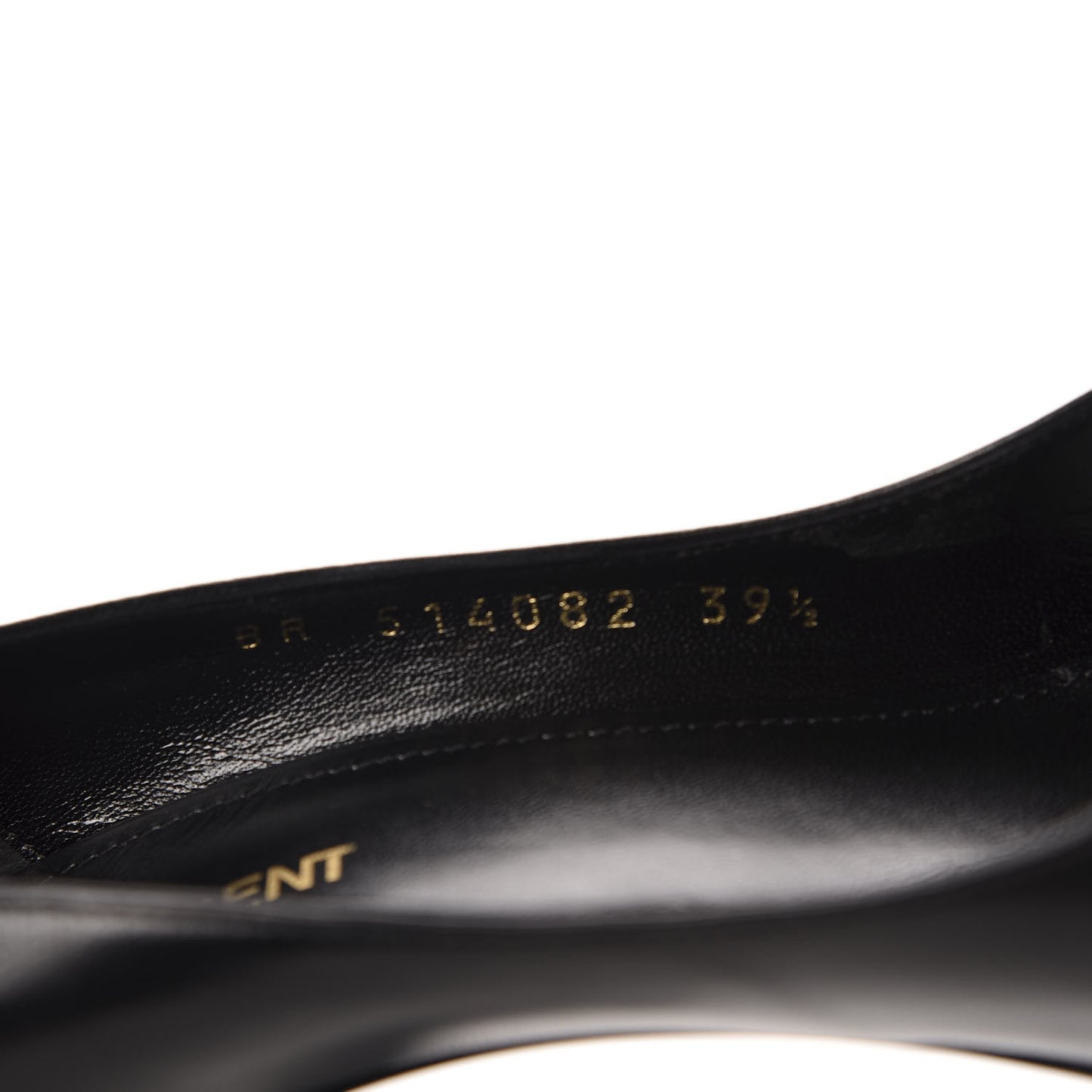 Calfskin Era Pumps 39.5 Black