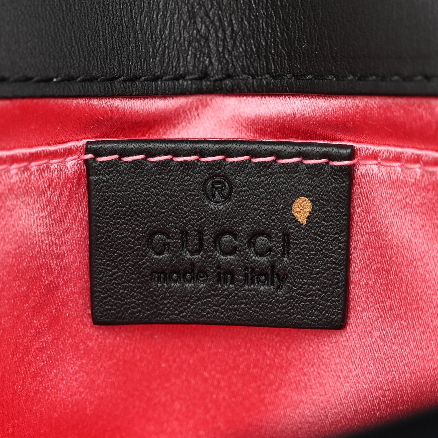 Velvet Matelasse Mini GG Marmont Shoulder Bag Black