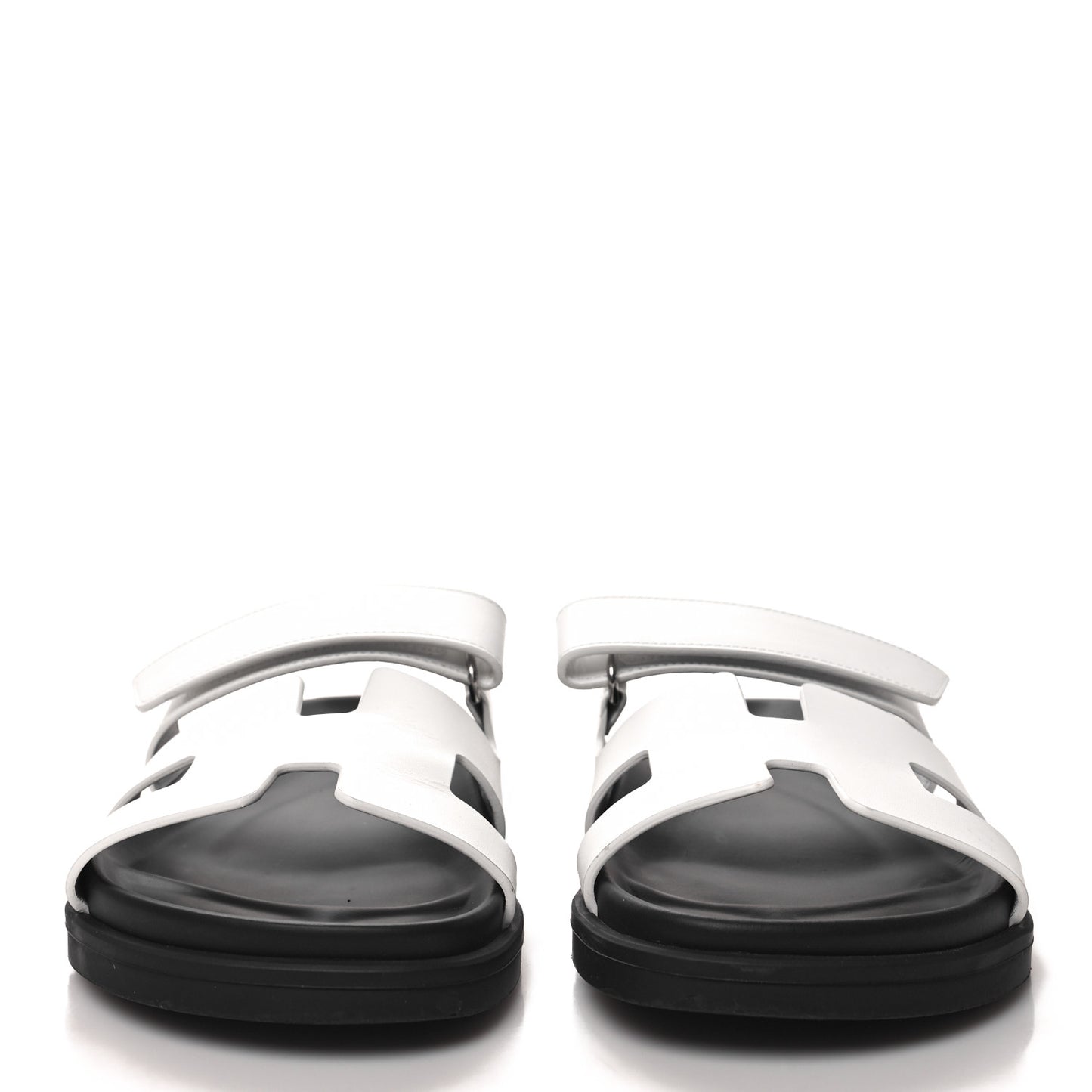 Calfskin Womens Chypre Sandals 38 White
