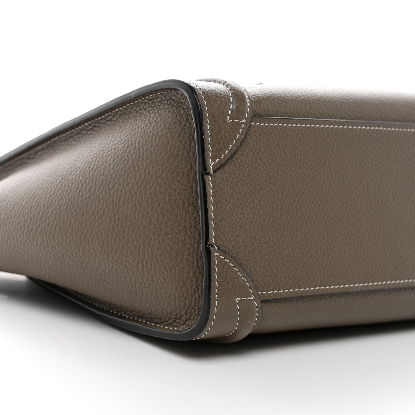 Drummed Calfskin Nano Luggage Souris