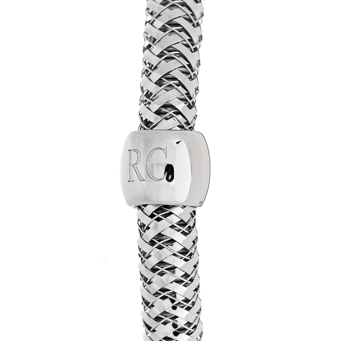 18K White Gold Primavera Flex Bangle Bracelet