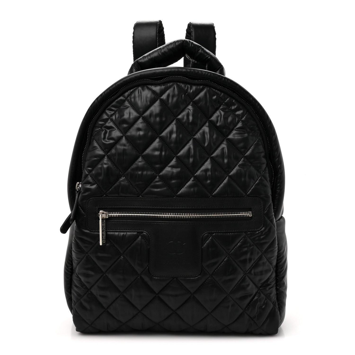 CHANEL Coco Cocoon Backpack Rucksack Daypack Quilted Nylon Leather Black Bordeau CHANEL Coco Cocoon Backpack Rucksack Daypack Quilted Nylon  main image 2