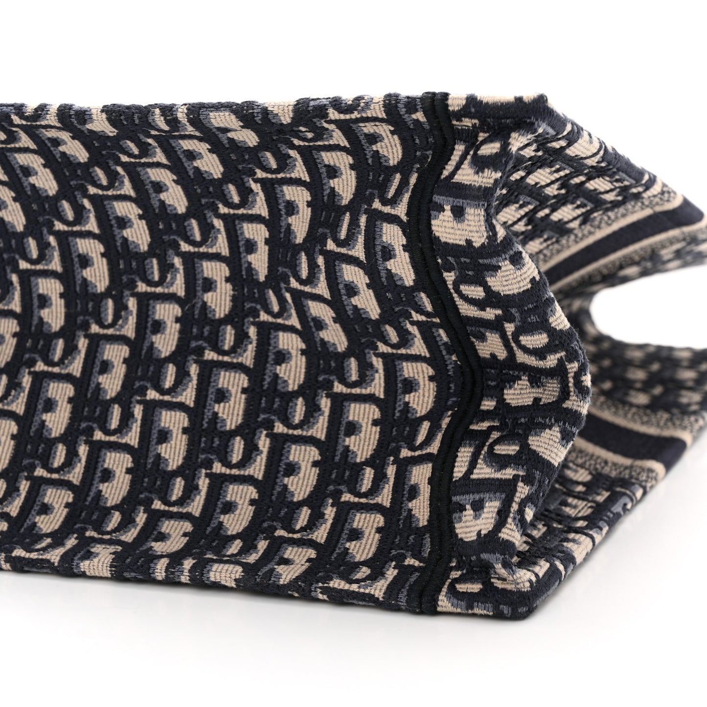 Oblique Book Tote Blue Multicolor