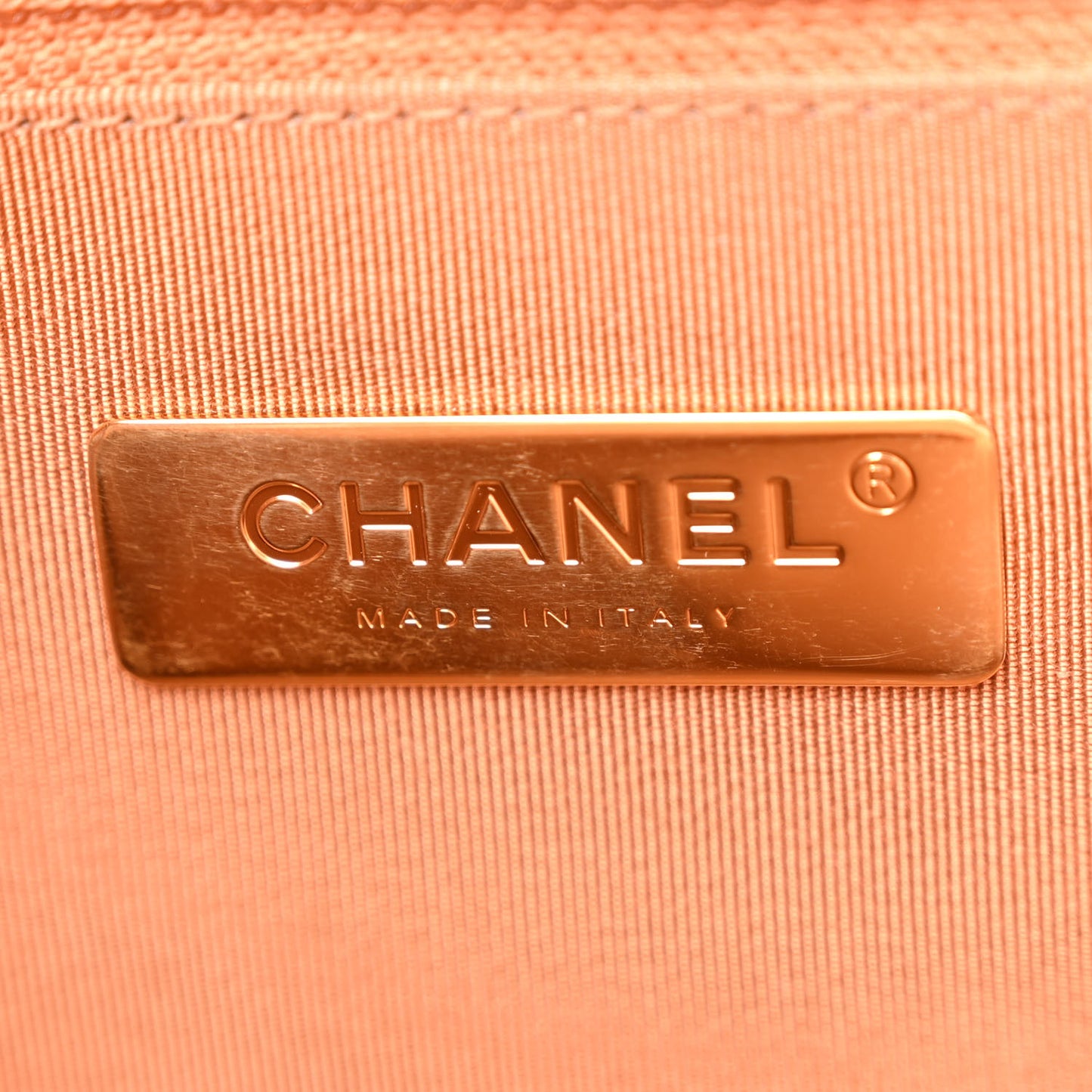 Lambskin Quilted Large Chanel 19 Flap Brown