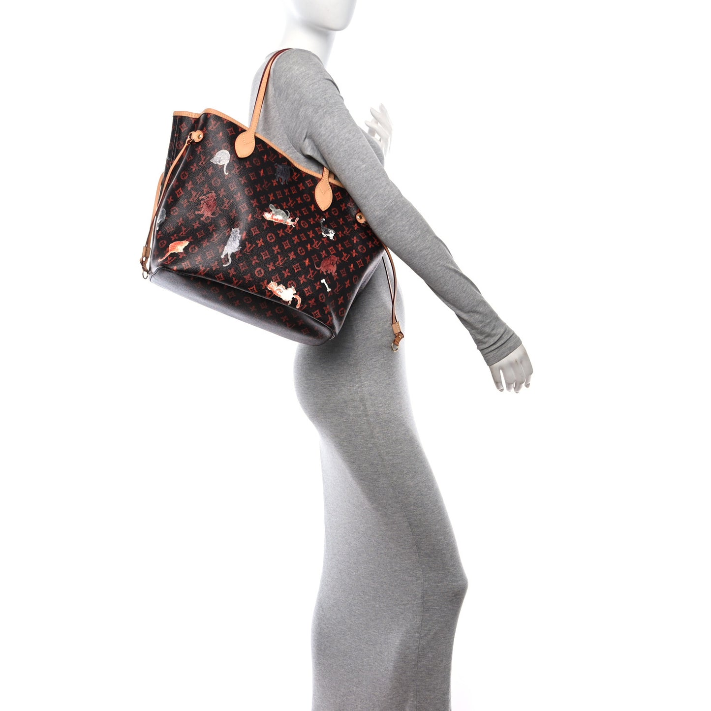 Catogram Neverfull MM Marron