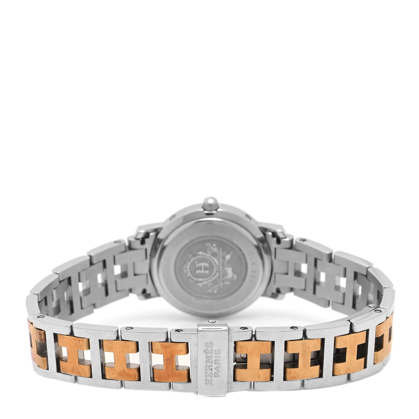 Stainless Steel 24mm Clipper Quartz Watch Gold