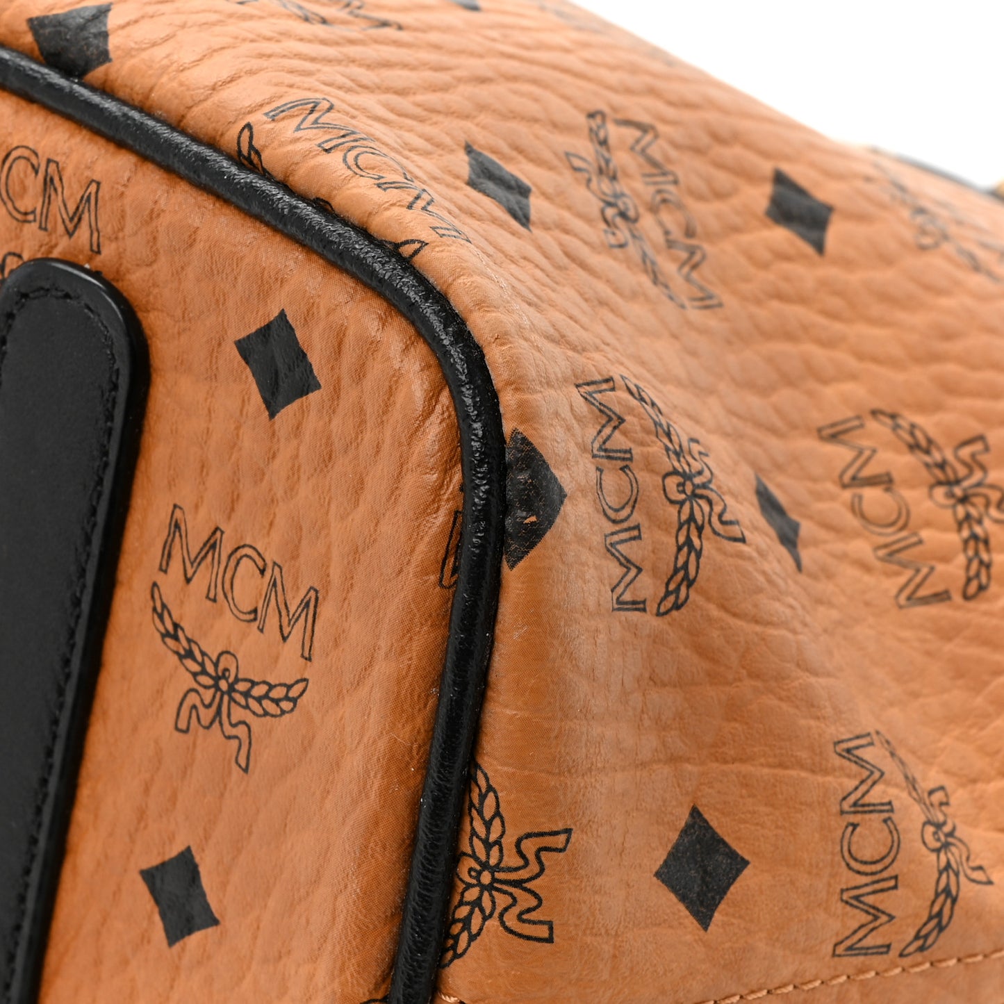 Visetos Medium Project Reversible Shopper Tote Cognac