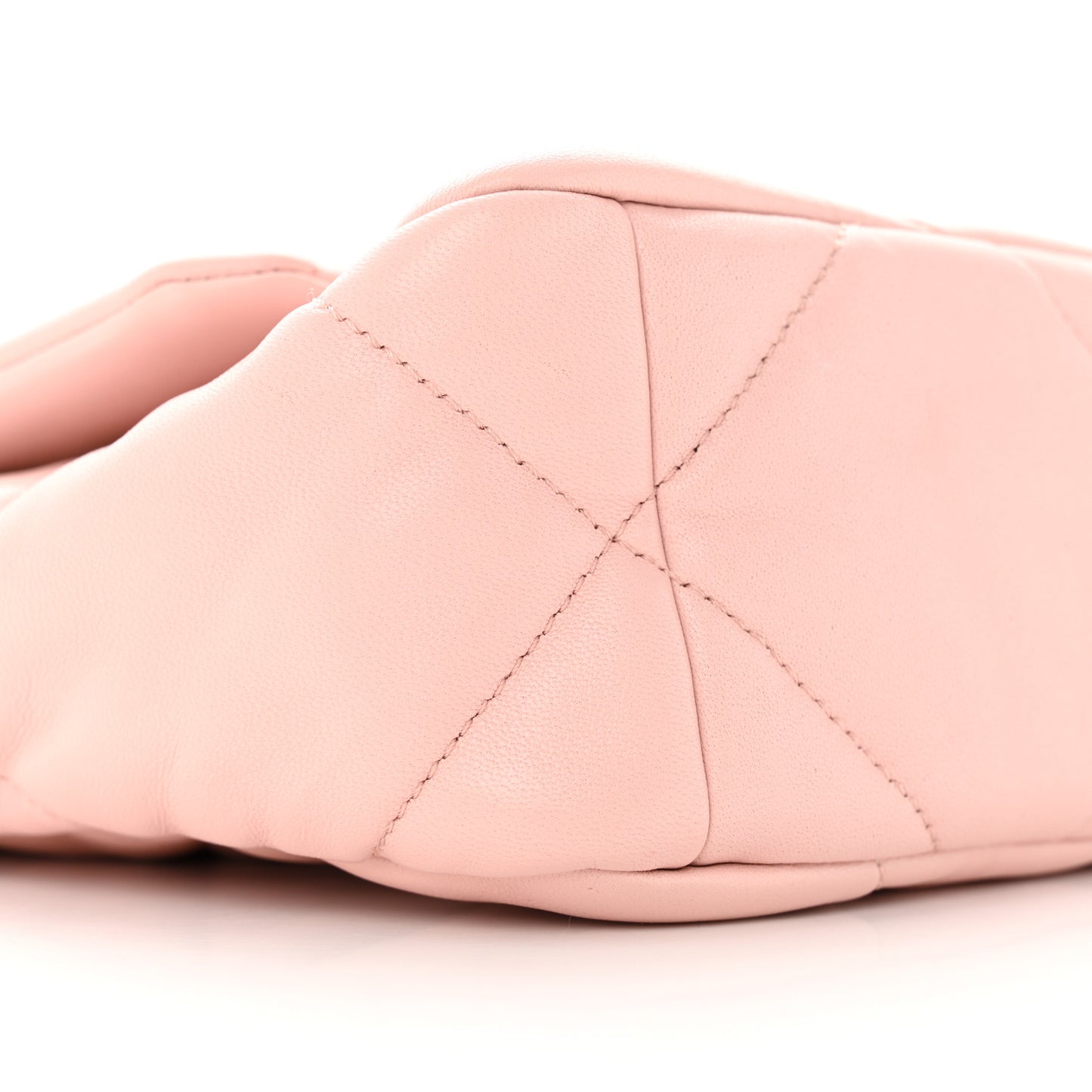 Lambskin Quilted Medium Chanel 19 Flap Light Pink