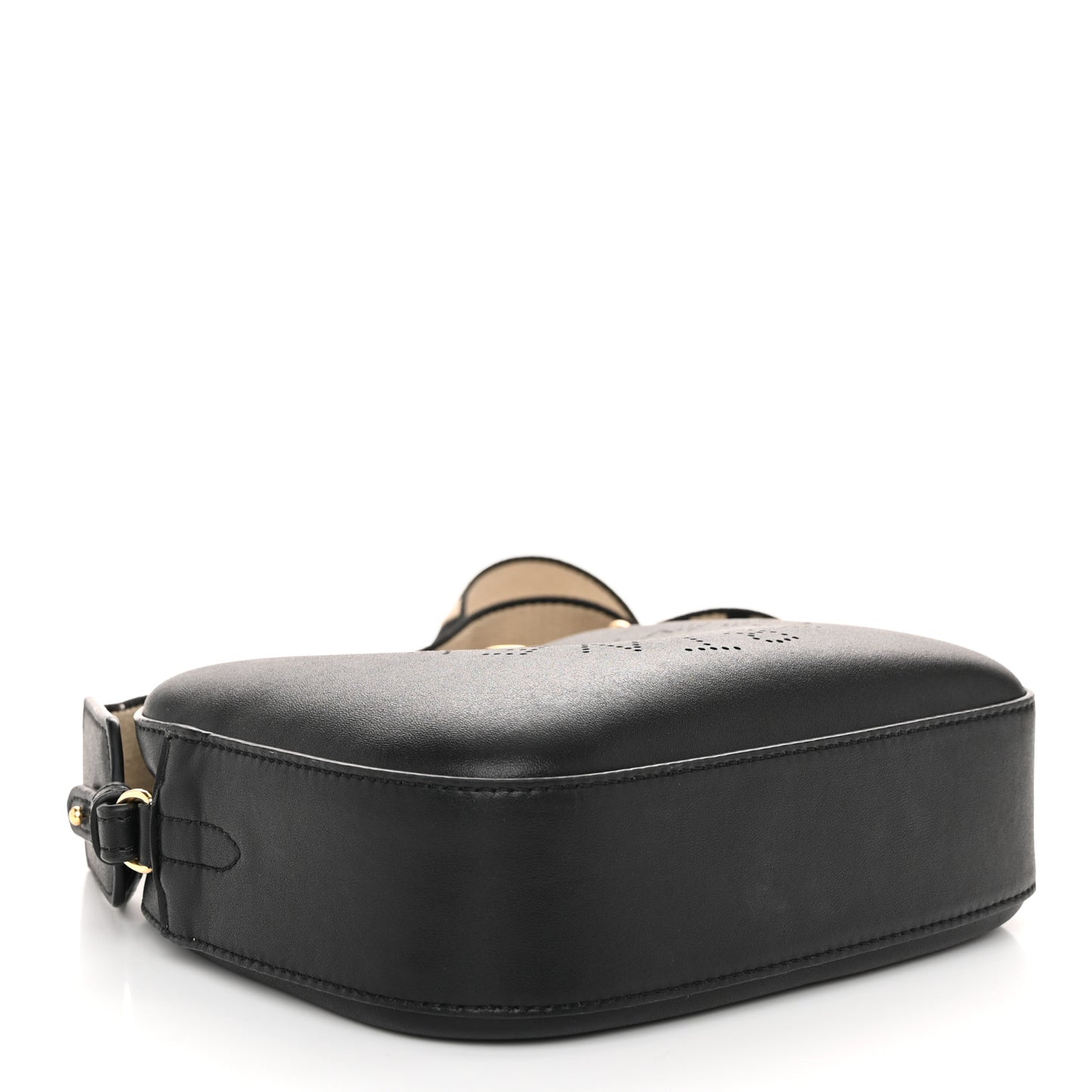 Eco Alter Nappa Perforated Logo Mini Bag Black